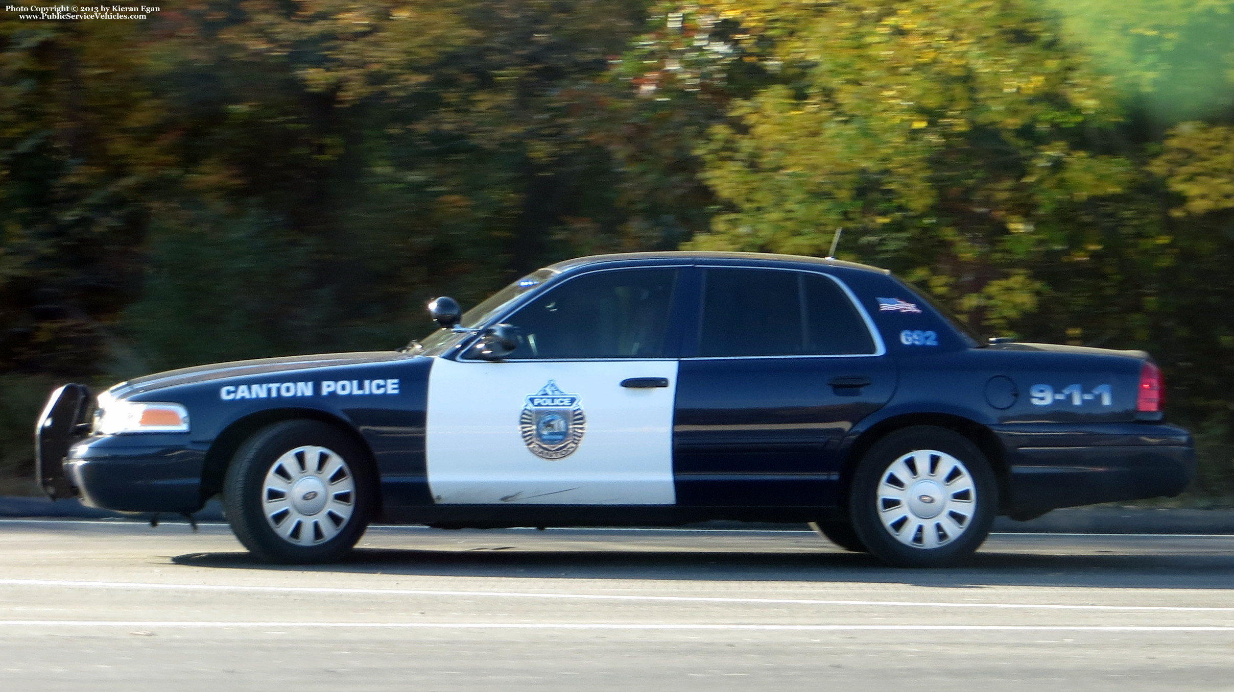 A photo  of Canton Police
            Cruiser 692, a 2009-2011 Ford Crown Victoria Police Interceptor             taken by Kieran Egan