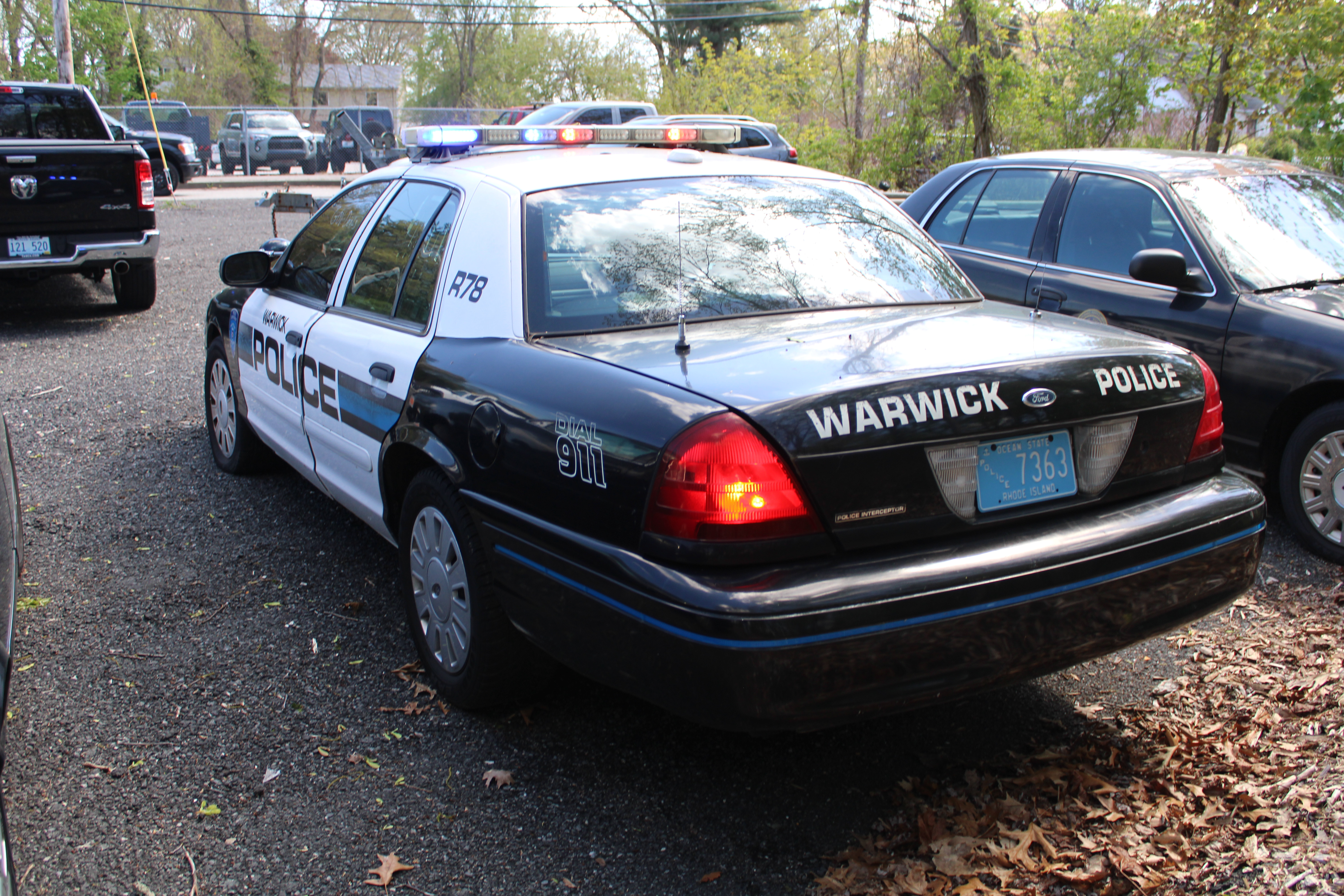 A photo  of Warwick Police
            Cruiser R-78, a 2006-2008 Ford Crown Victoria Police Interceptor             taken by @riemergencyvehicles