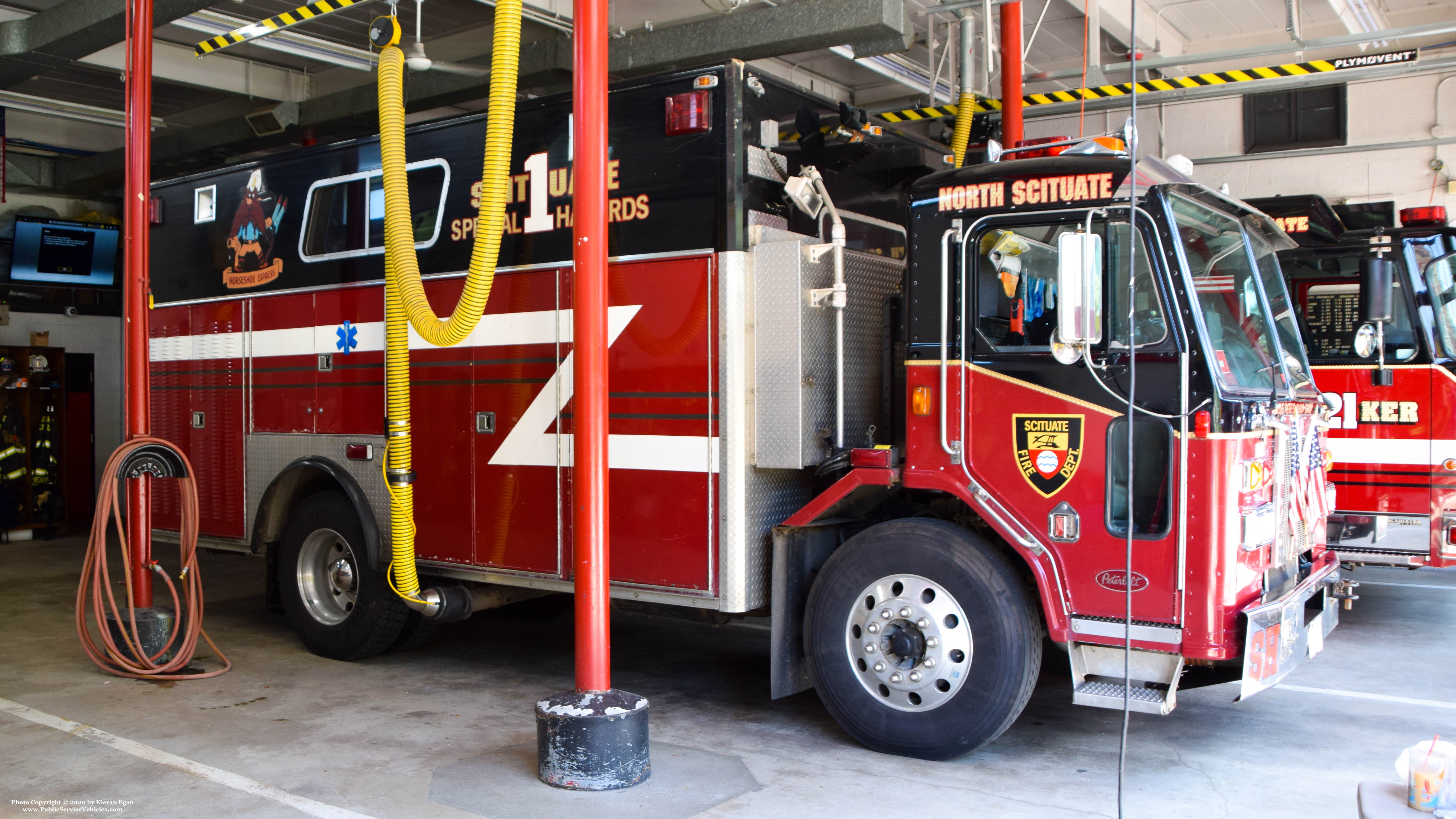 A photo  of North Scituate Fire District
            Special Hazards 1, a 2004 Peterbuilt/1985 Frontline             taken by Kieran Egan