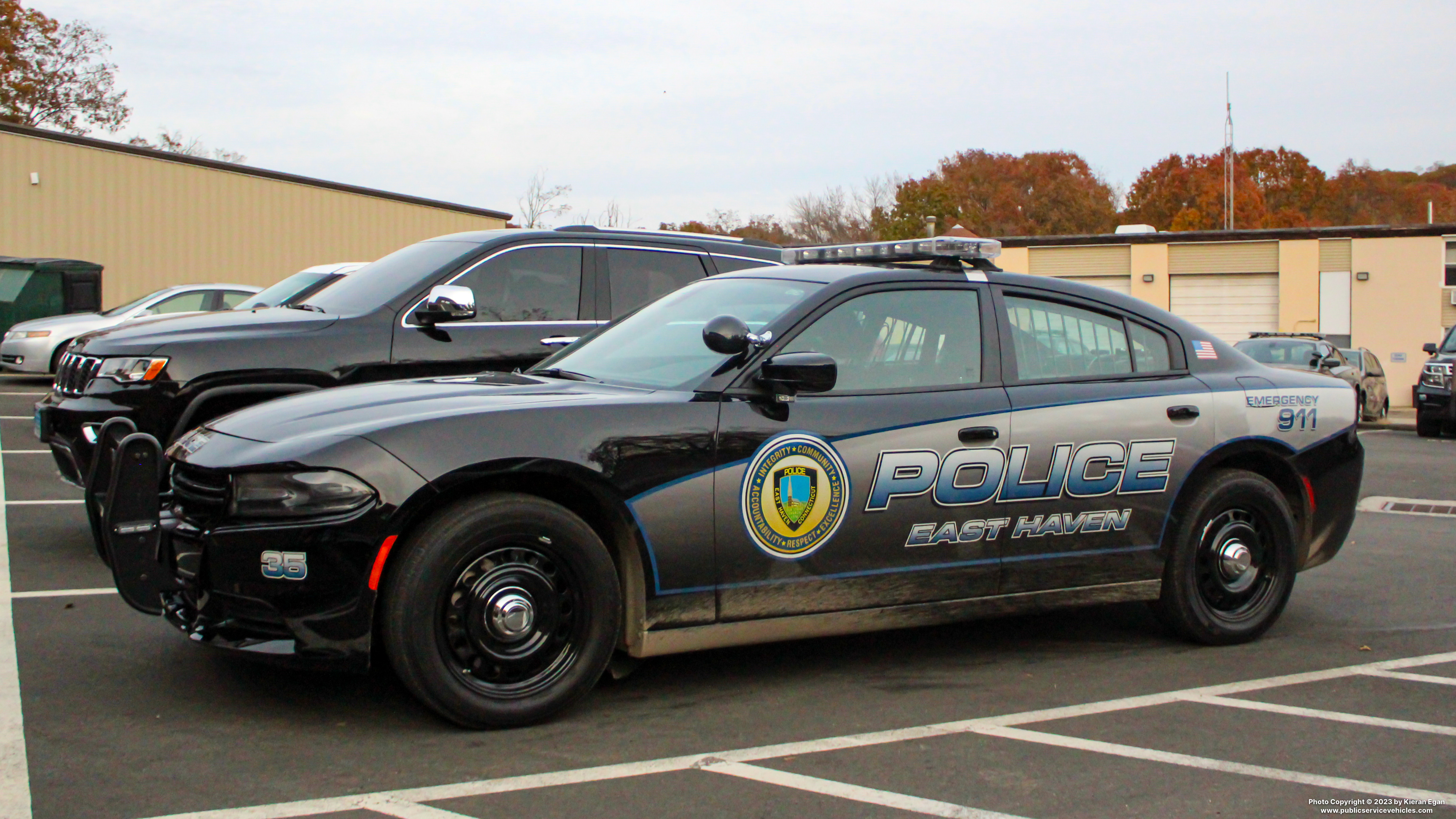 A photo  of East Haven Police
            Cruiser 35, a 2015-2020 Dodge Charger             taken by Kieran Egan