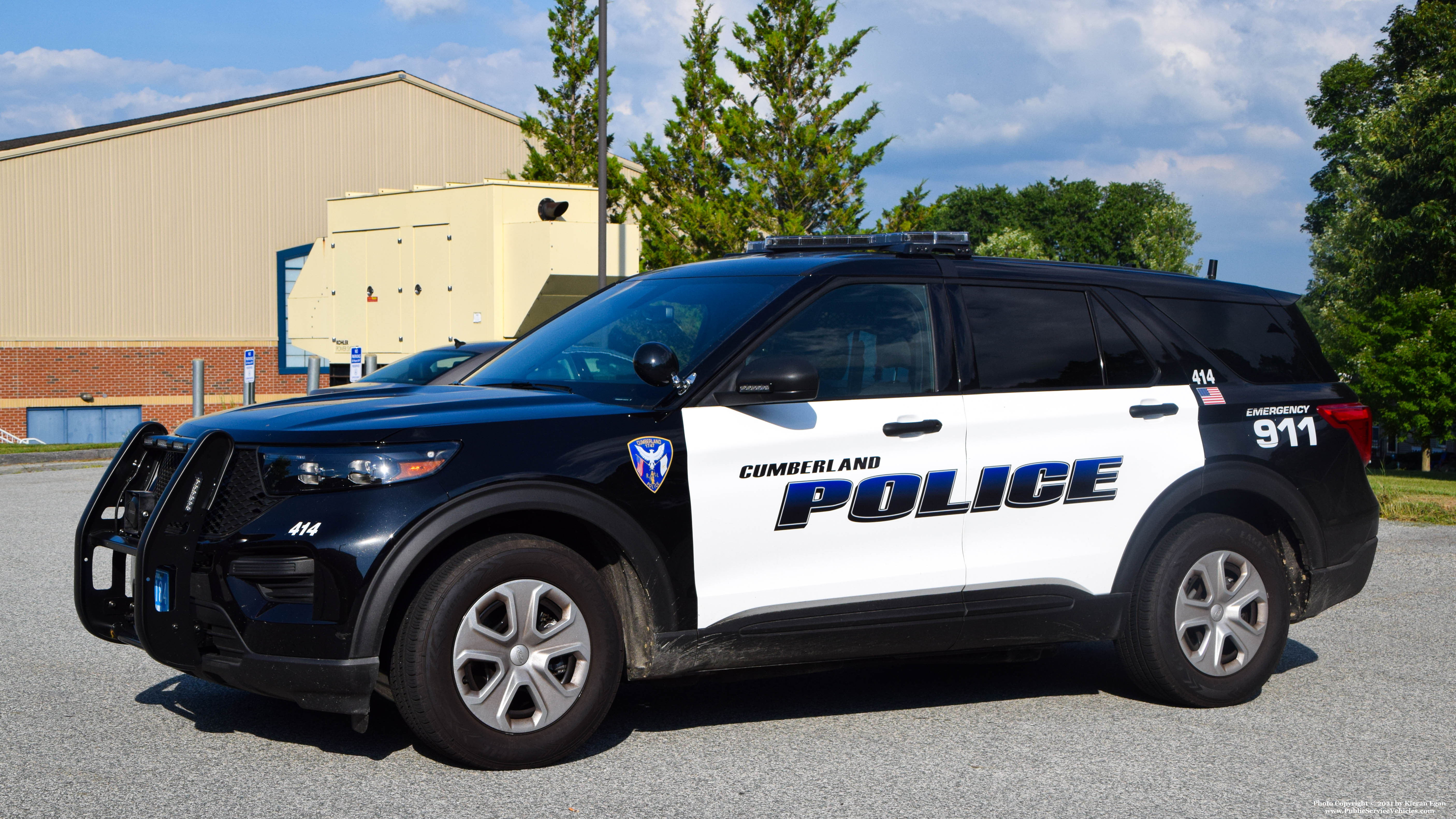 A photo  of Cumberland Police
            Cruiser 414, a 2020 Ford Police Interceptor Utility             taken by Kieran Egan