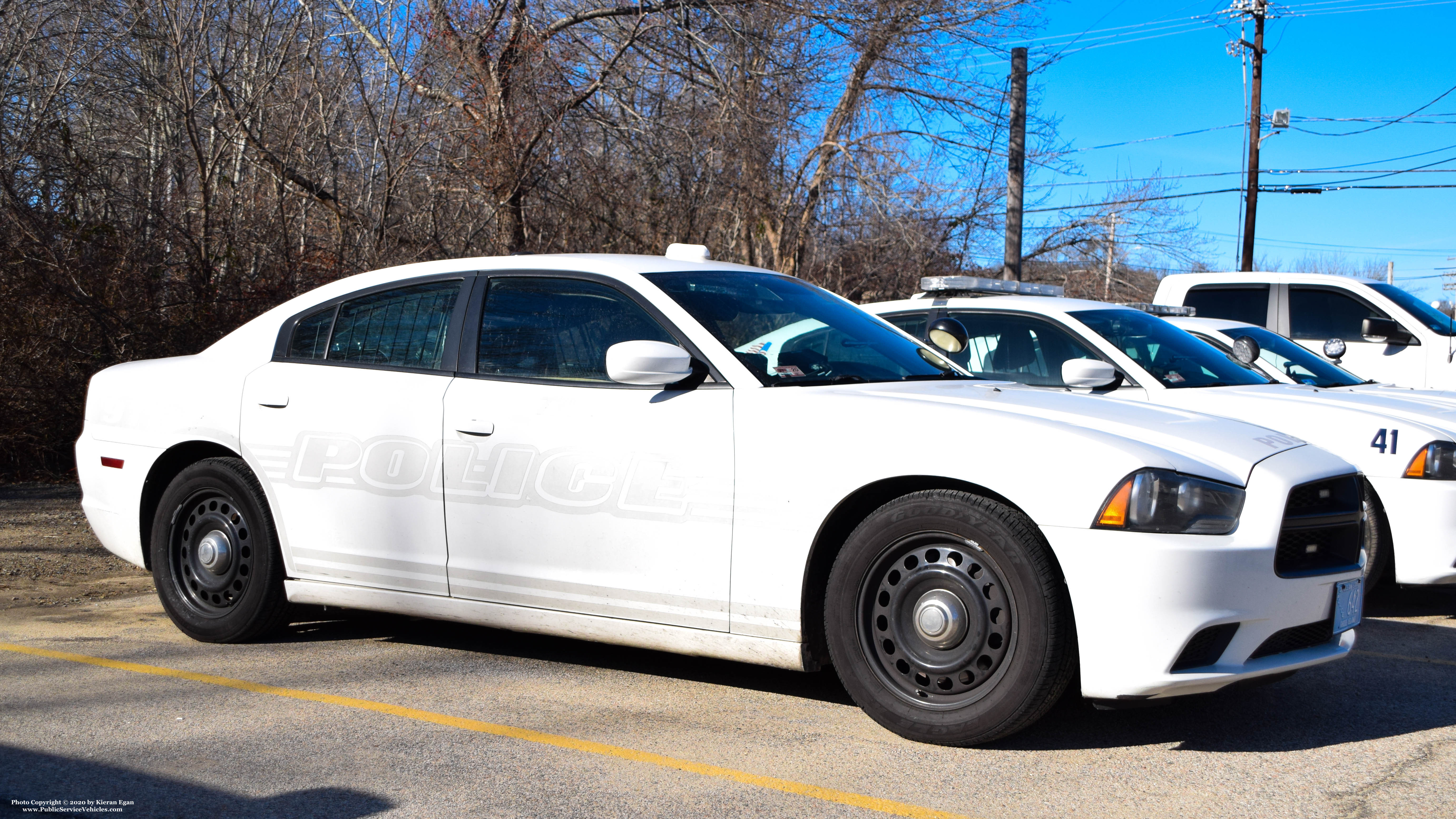 A photo  of Tiverton Police
            Car 42, a 2014 Dodge Charger             taken by Kieran Egan