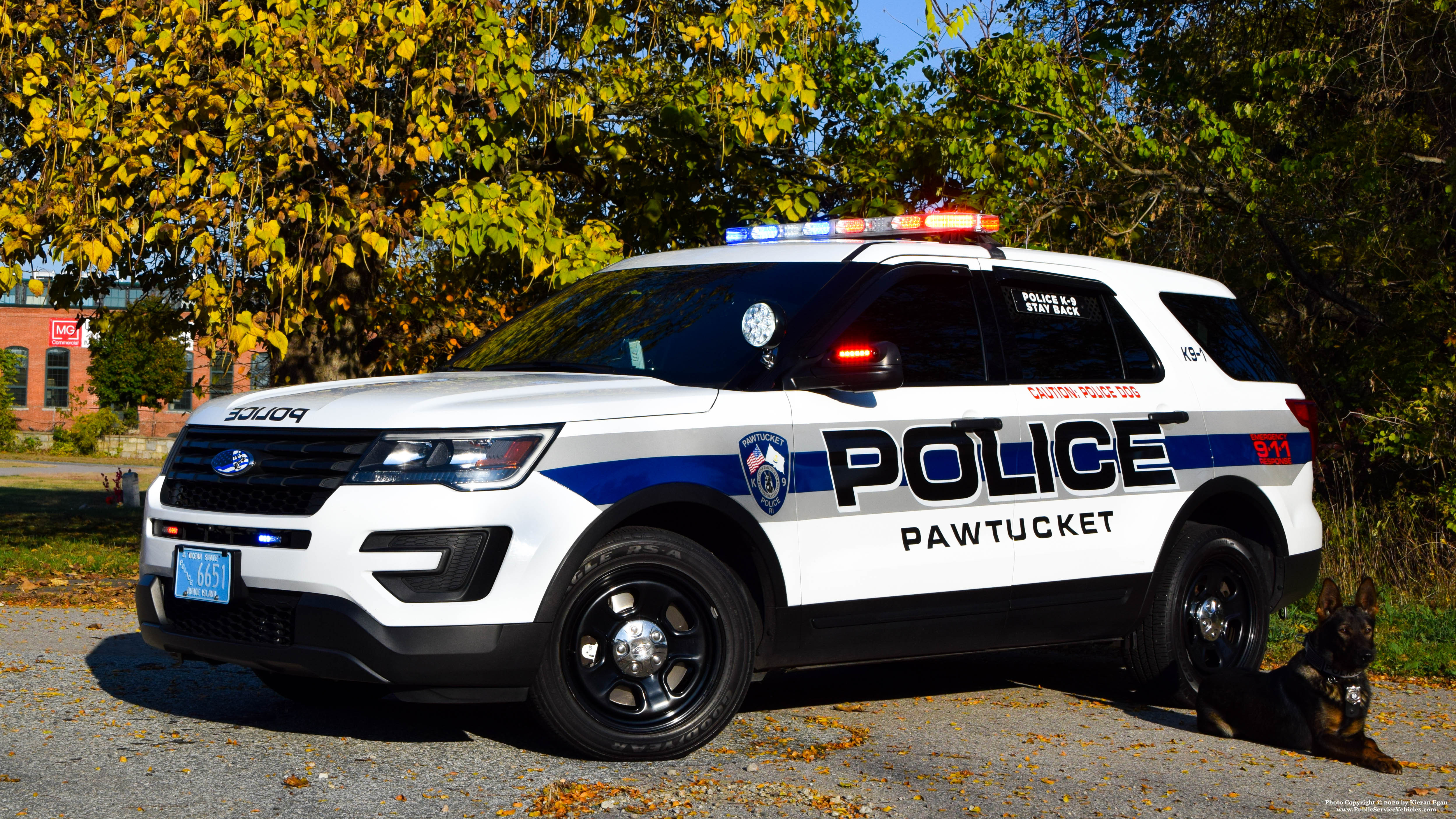 A photo  of Pawtucket Police
            K9-1, a 2016 Ford Police Interceptor Utility             taken by Kieran Egan