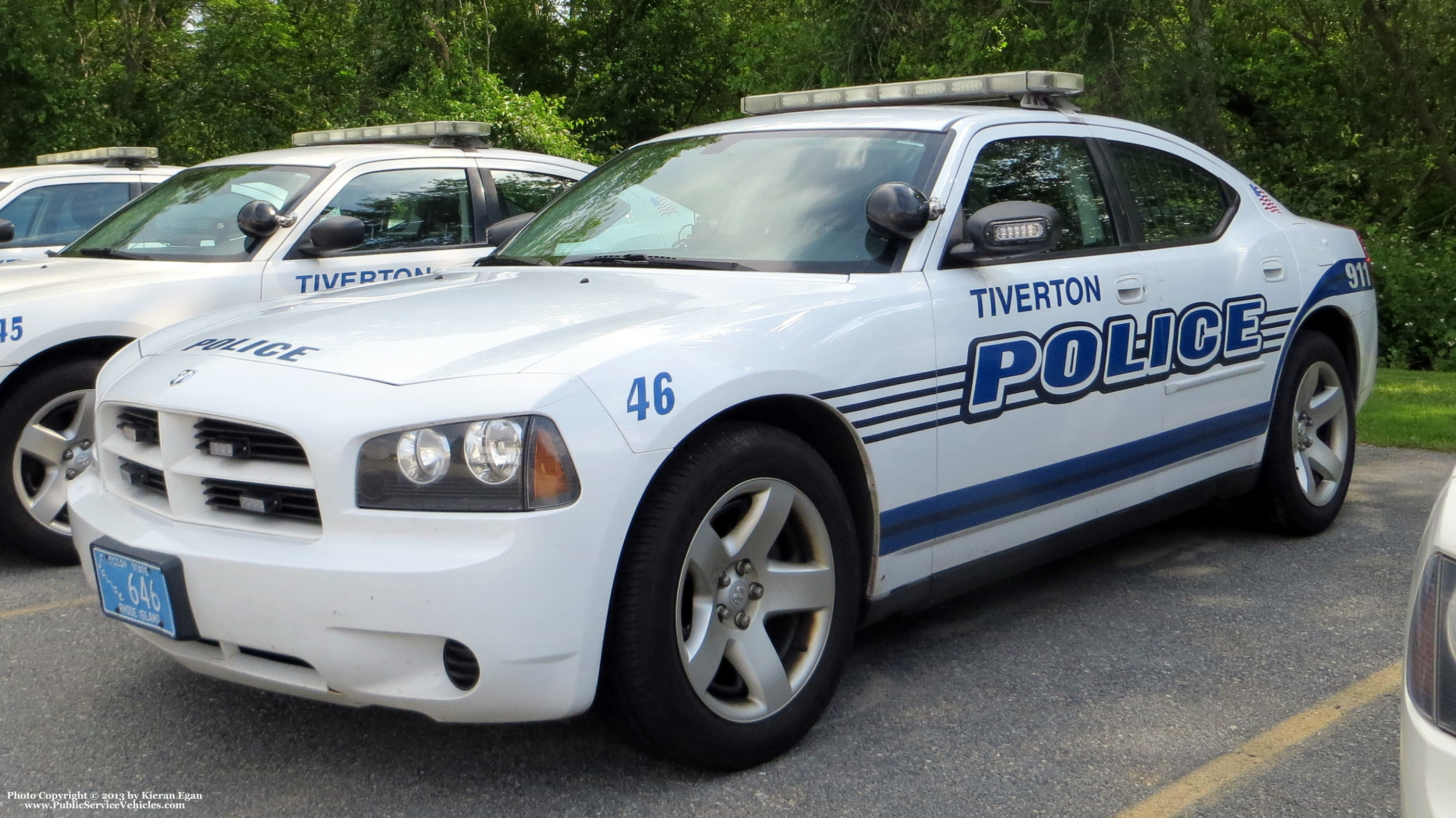 A photo  of Tiverton Police
            Car 46, a 2010 Dodge Charger             taken by Kieran Egan