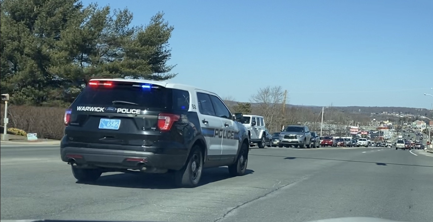 A photo  of Warwick Police
            Cruiser S-2, a 2017 Ford Police Interceptor Utility             taken by @riemergencyvehicles