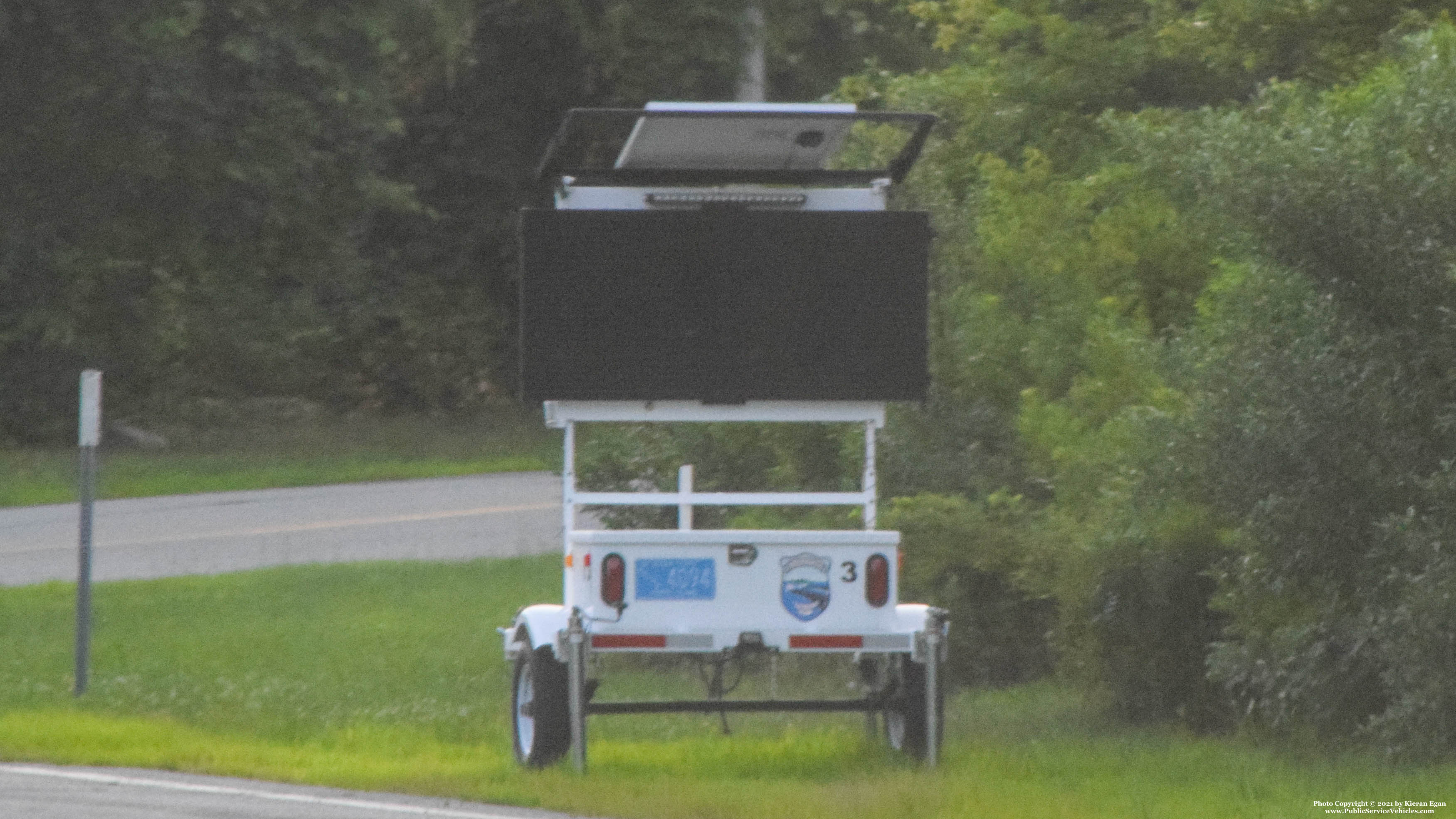 A photo  of Charlestown Police
            Message Trailer 3, a 2006-2020 All Traffic Solutions Message Trailer             taken by Kieran Egan