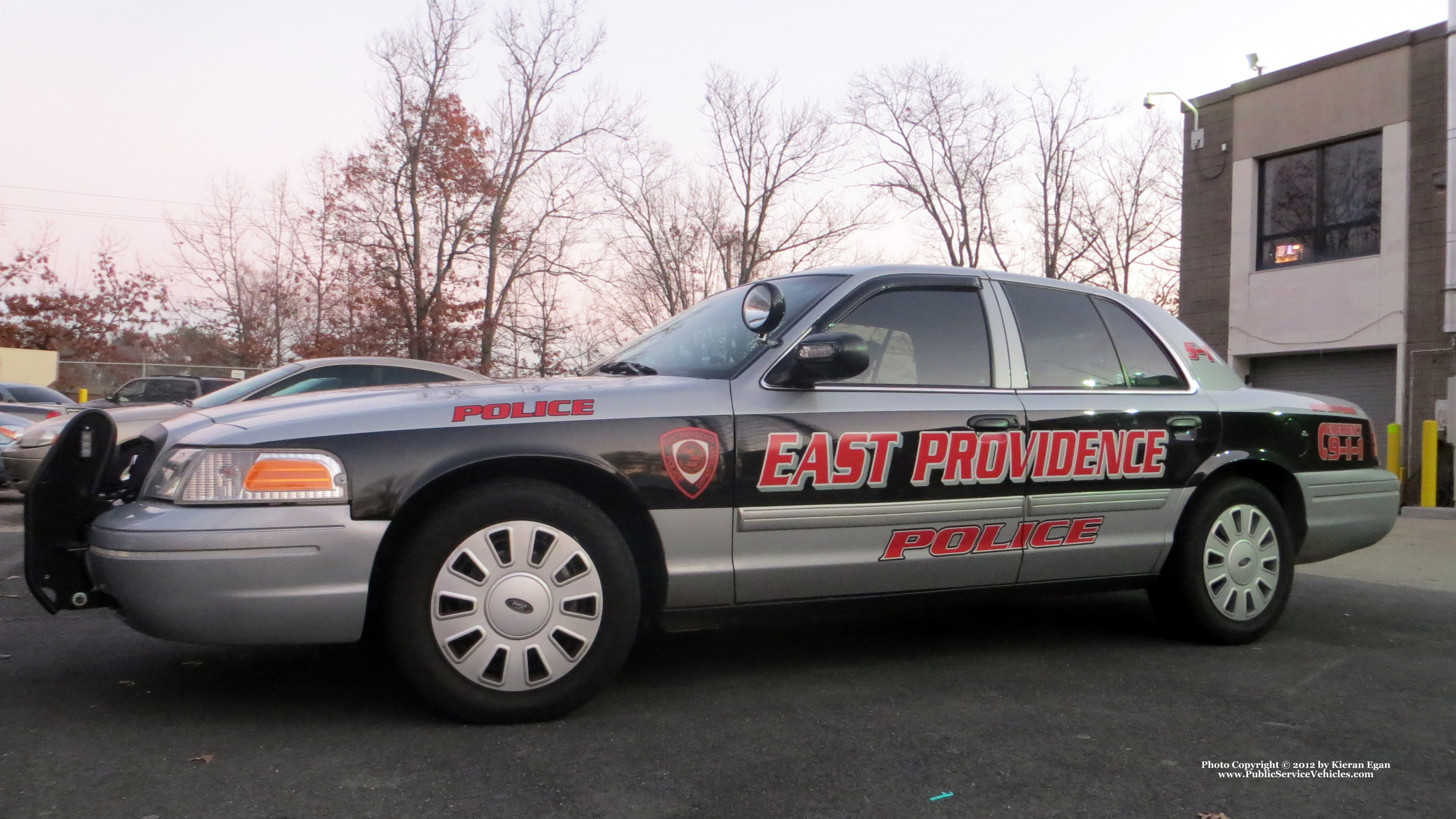 A photo  of East Providence Police
            Supervisor 1, a 2011 Ford Crown Victoria Police Interceptor             taken by Kieran Egan