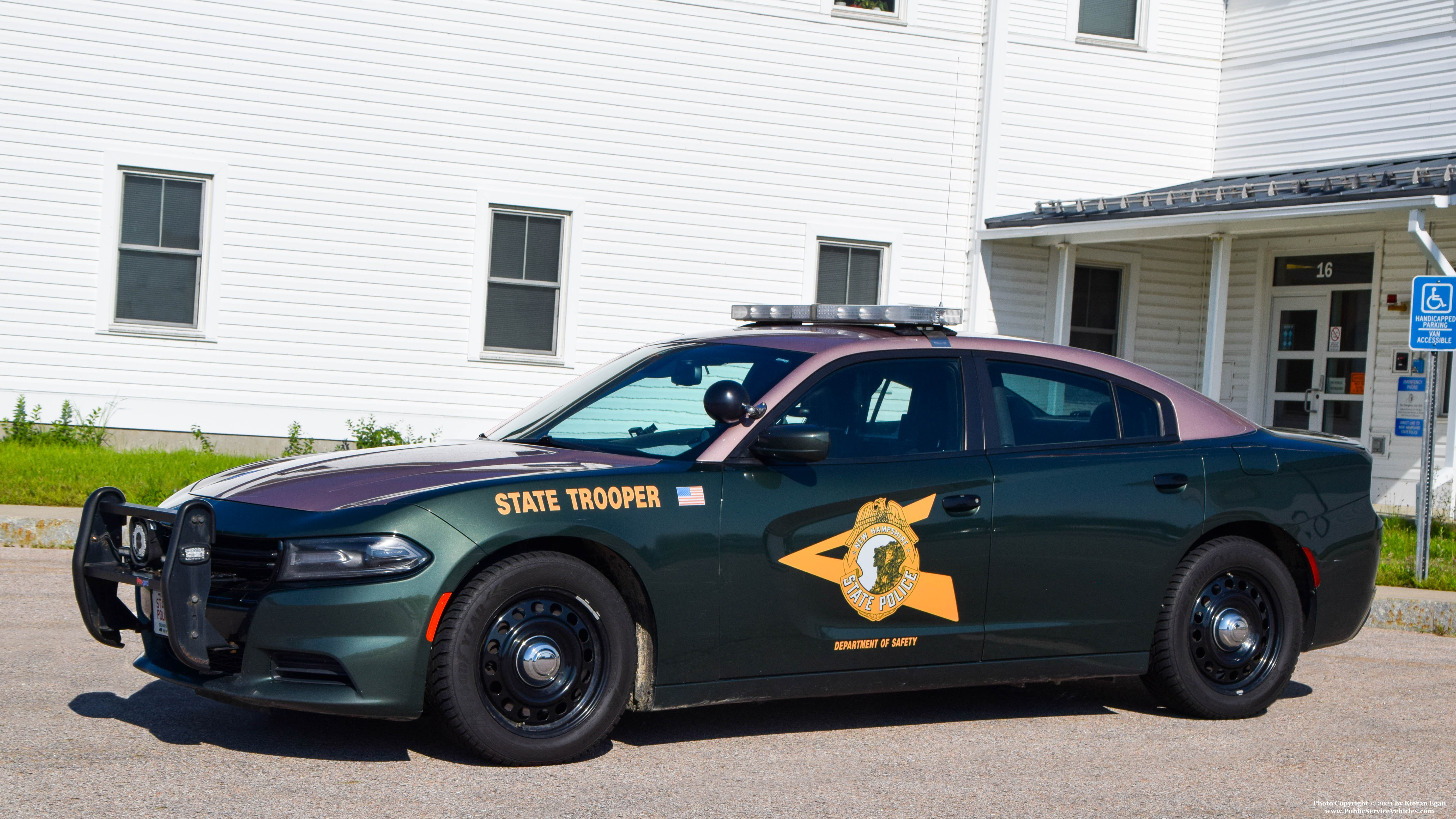 A photo  of New Hampshire State Police
            Cruiser 202, a 2015-2016 Dodge Charger             taken by Kieran Egan