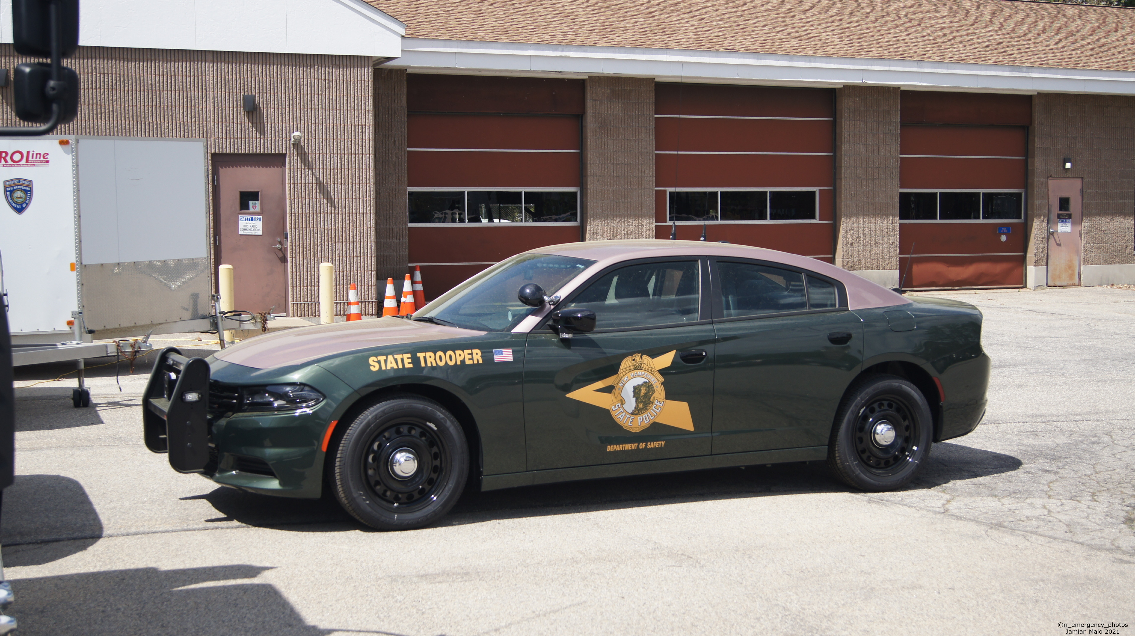 A photo  of New Hampshire State Police
            Cruiser 429, a 2020 Dodge Charger             taken by Jamian Malo