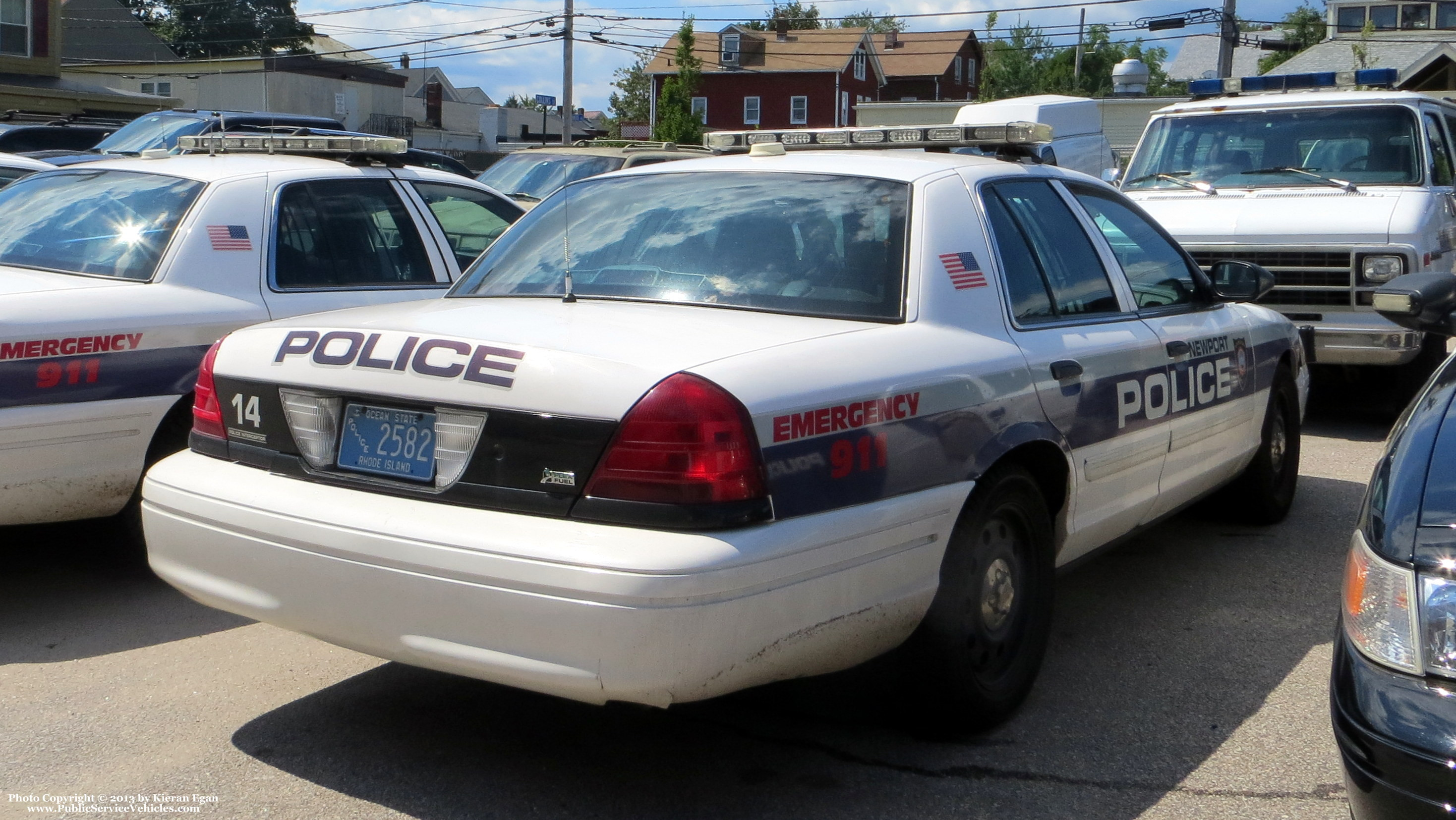 A photo  of Newport Police
            Car 14, a 2009-2011 Ford Crown Victoria Police Interceptor             taken by Kieran Egan