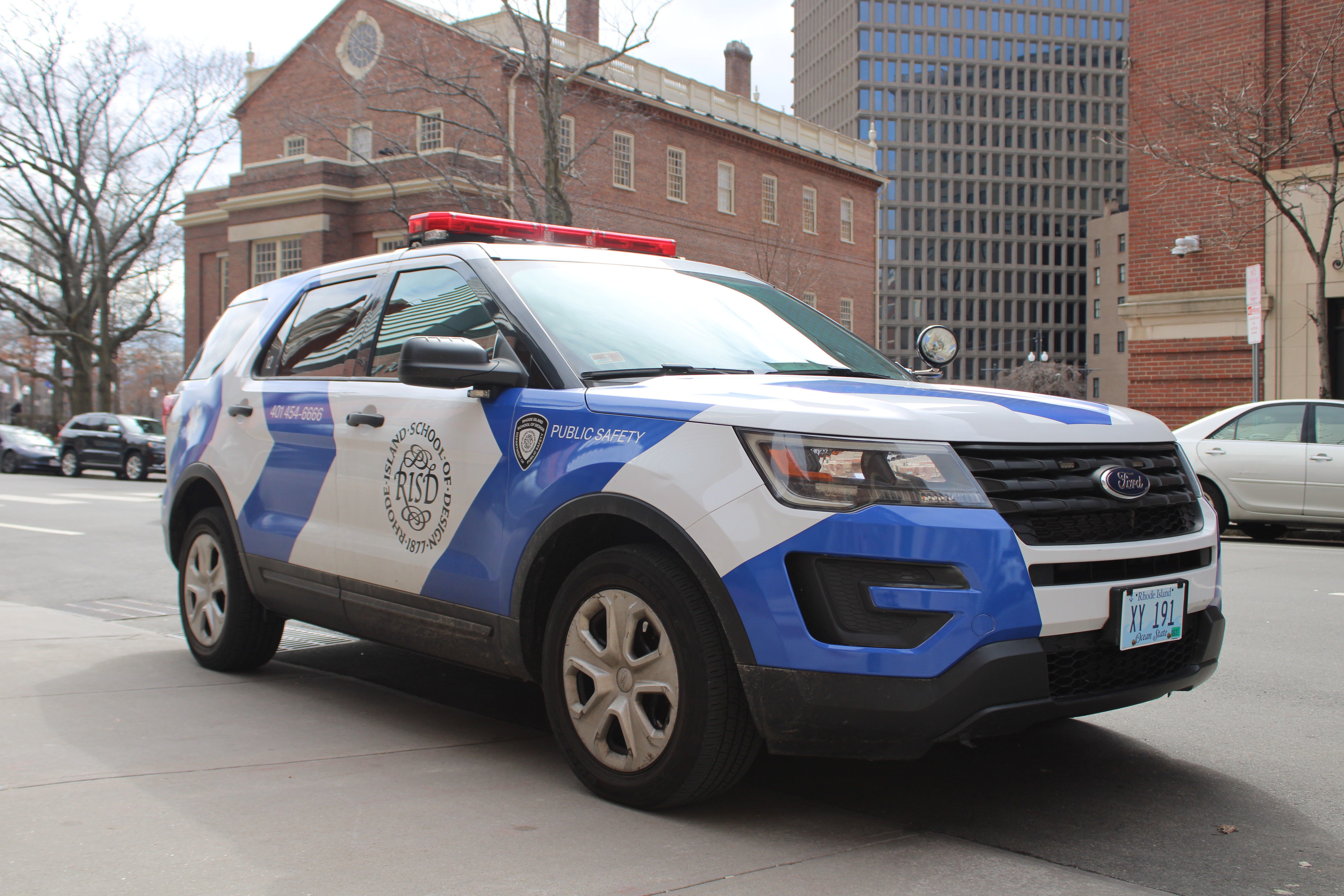 A photo  of Rhode Island School of Design Public Safety
            Car 12, a 2018 Ford Police Interceptor Utility             taken by @riemergencyvehicles