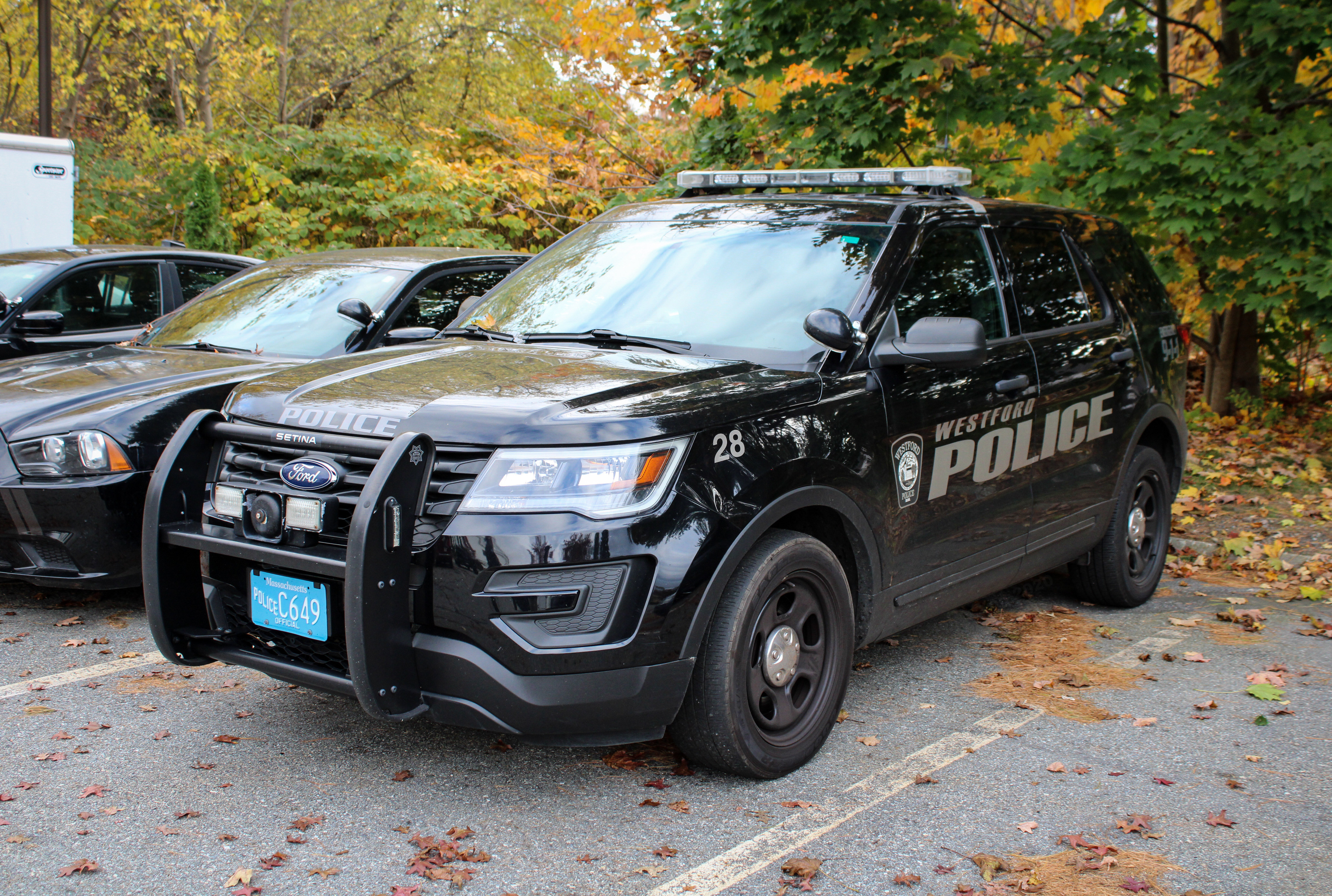 A photo  of Westford Police
            Cruiser 28, a 2016-2019 Ford Police Interceptor Utility             taken by Nicholas You