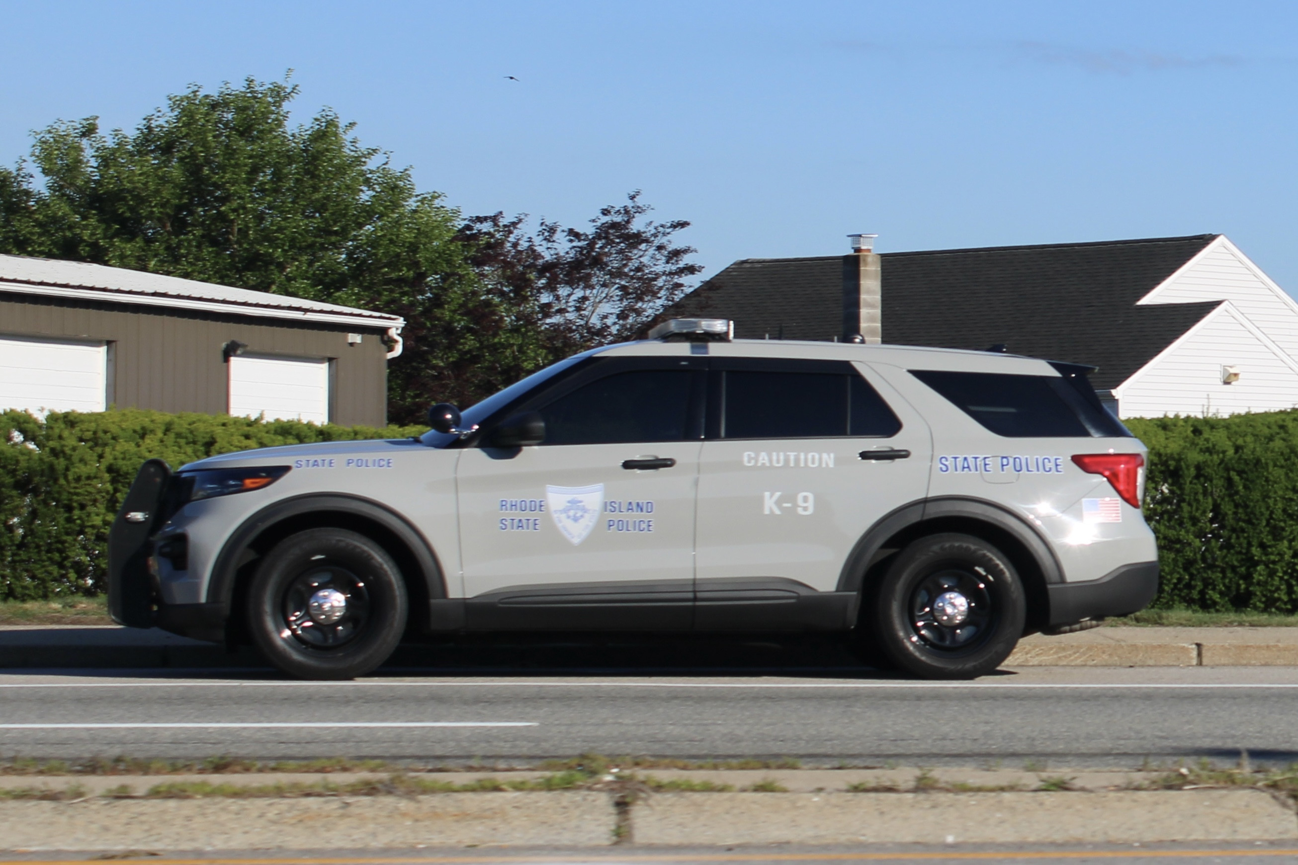 A photo  of Rhode Island State Police
            Cruiser 265, a 2020 Ford Police Interceptor Utility             taken by @riemergencyvehicles