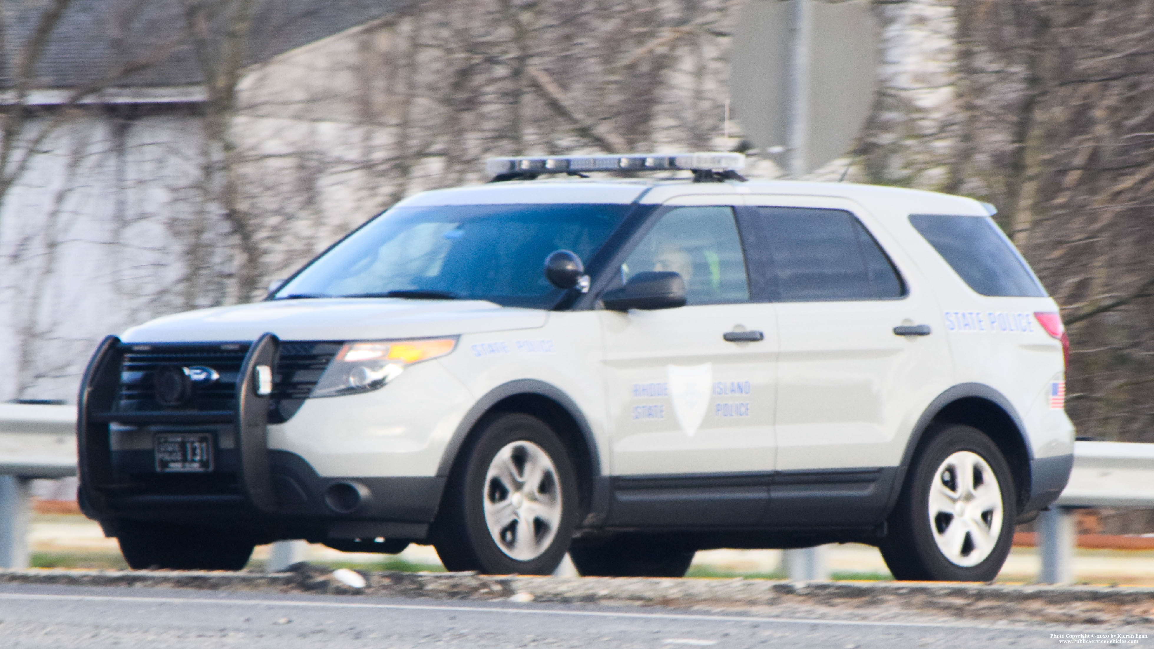 A photo  of Rhode Island State Police
            Cruiser 131, a 2013 Ford Police Interceptor Utility             taken by Kieran Egan