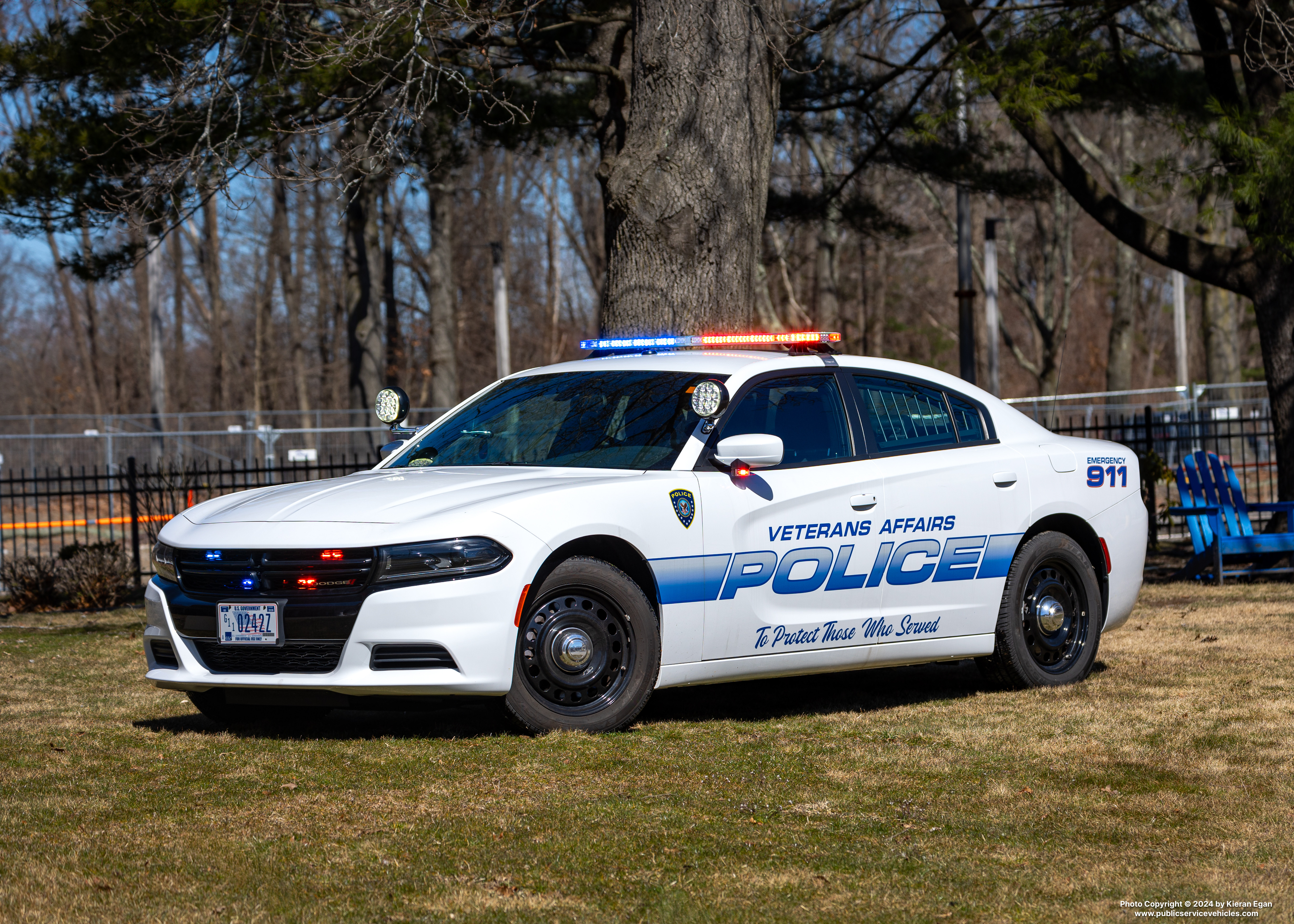 A photo  of Department of Veterans Affairs Police
            Cruiser 0242Z, a 2022 Dodge Charger             taken by Kieran Egan