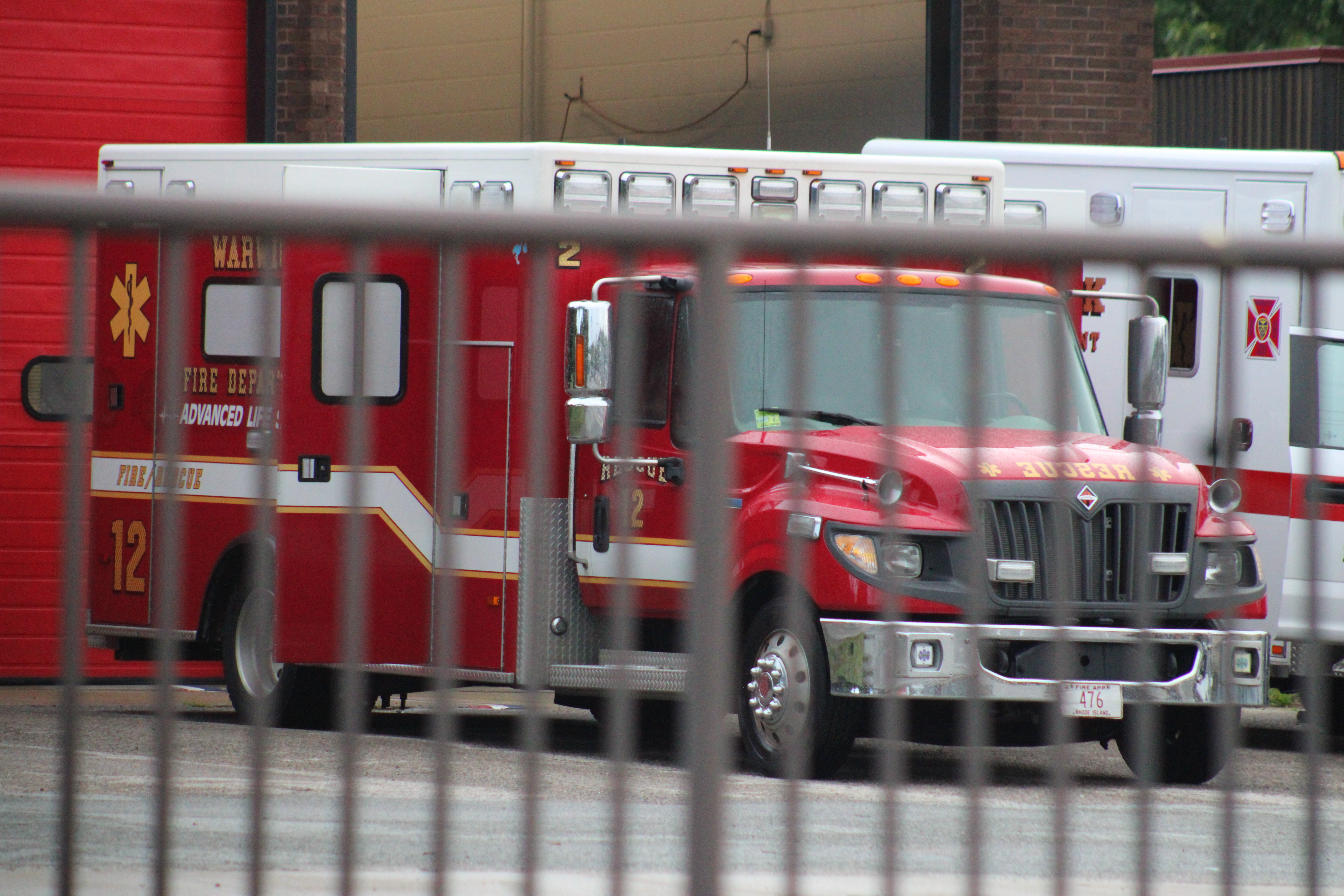 A photo  of Warwick Fire
            Rescue 12, a 2012 International TerraStar/PL Custom             taken by @riemergencyvehicles