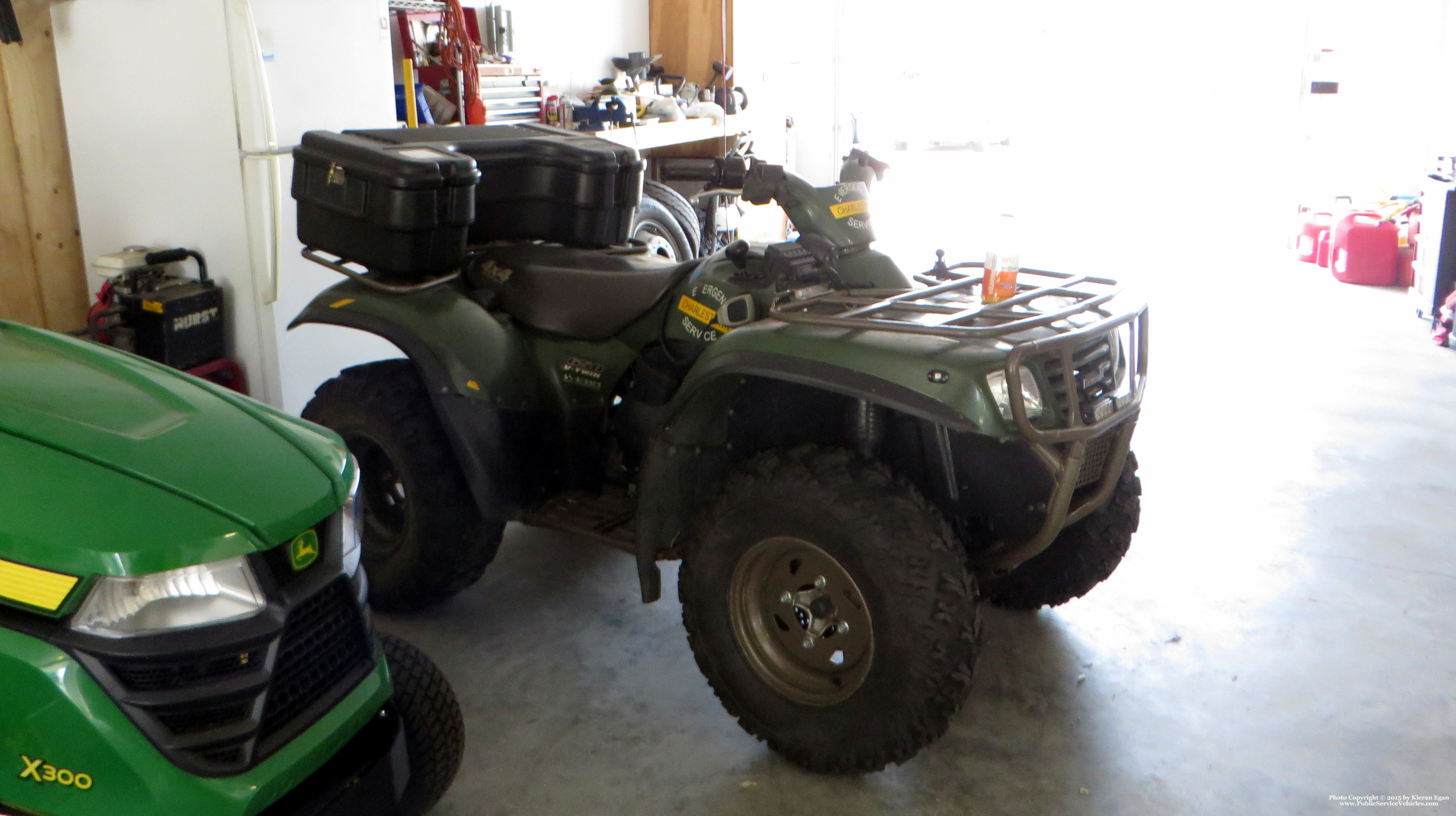 A photo  of Charlestown Ambulance Rescue Service
            ATV 1, a 2003 Kawasaki Prairie 650             taken by Kieran Egan