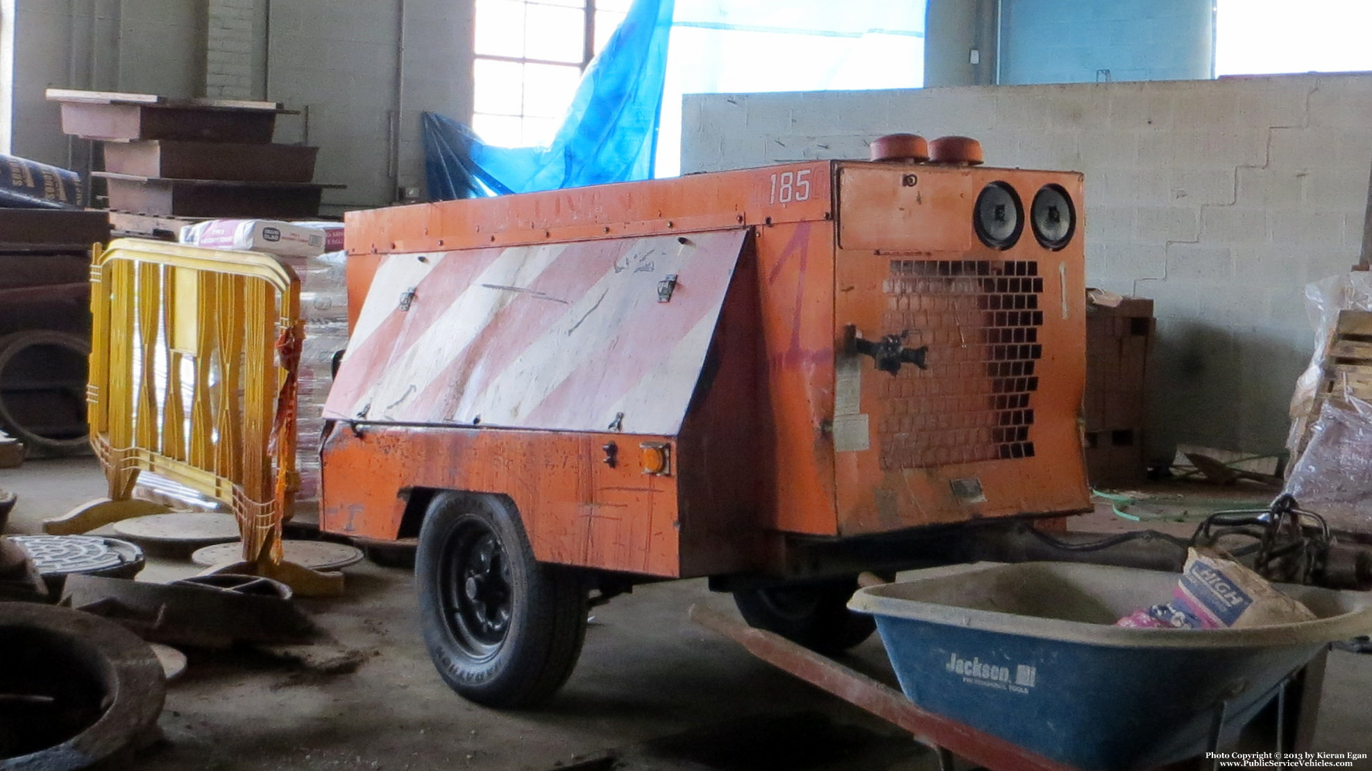 A photo  of Providence Public Works
            Air Compressor 3391, a 1990-2010 Air Compressor             taken by Kieran Egan