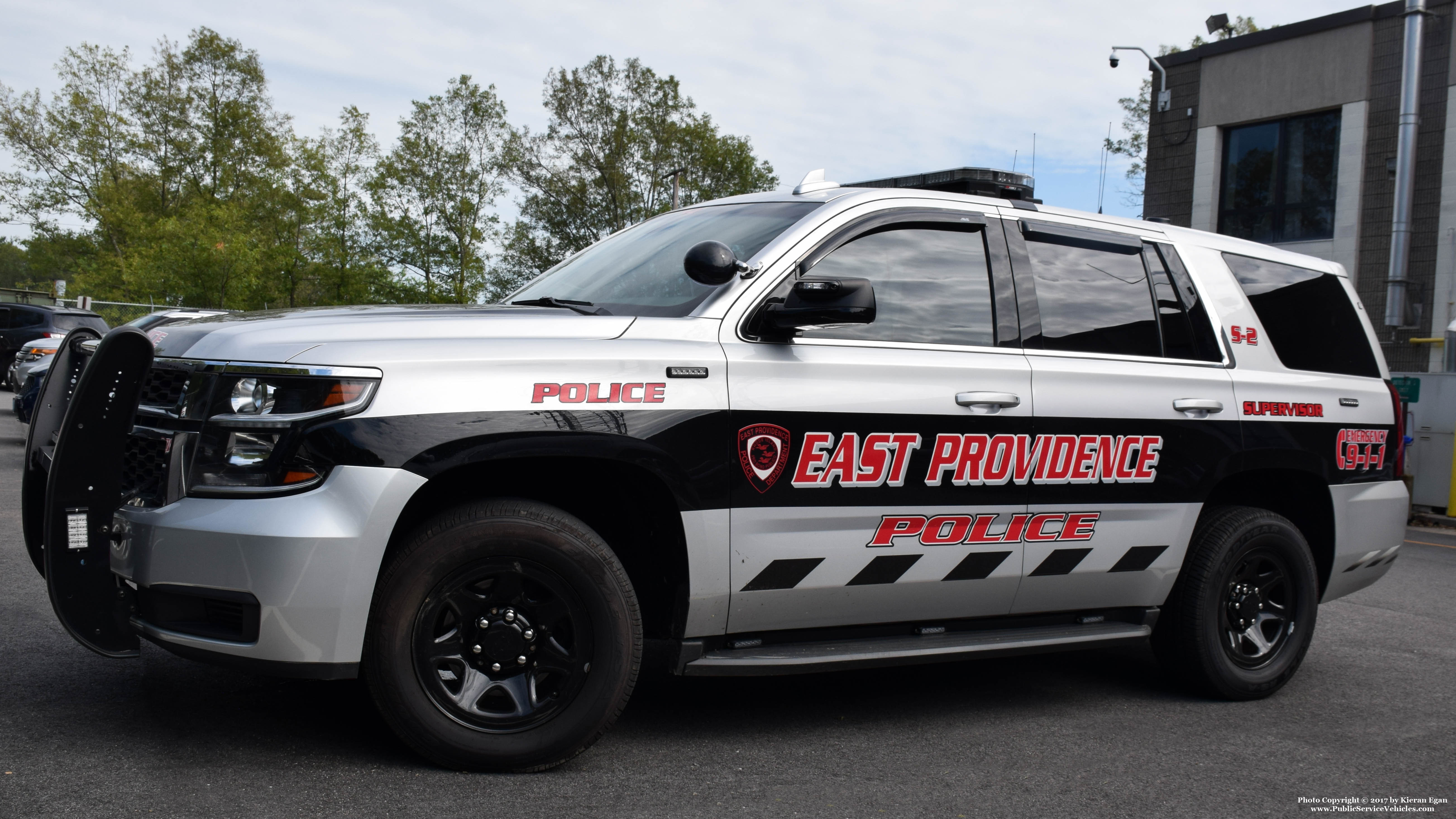 A photo  of East Providence Police
            Supervisor 2, a 2015 Chevrolet Tahoe             taken by Kieran Egan