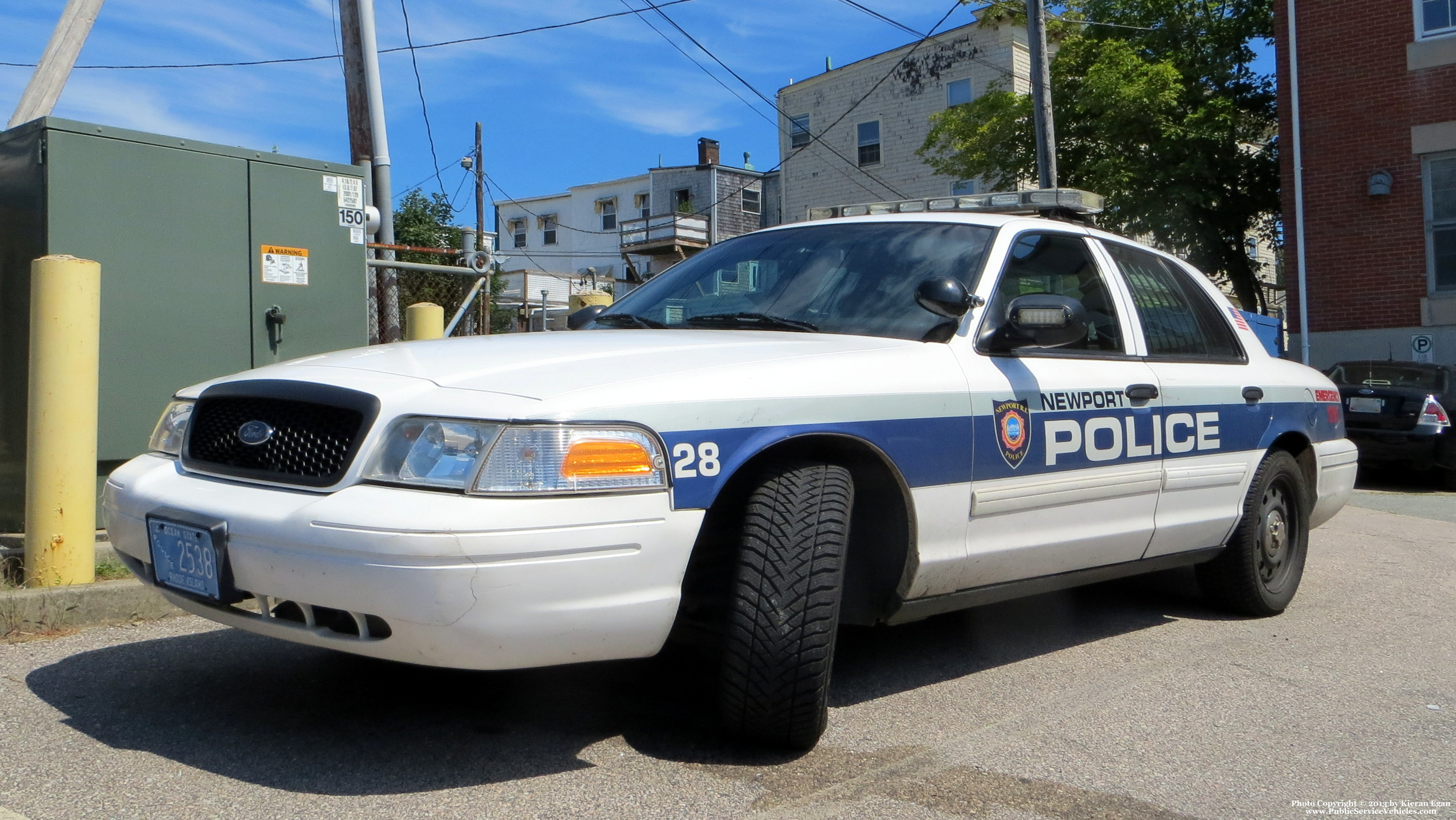 A photo  of Newport Police
            Car 28, a 2009-2011 Ford Crown Victoria Police Interceptor             taken by Kieran Egan