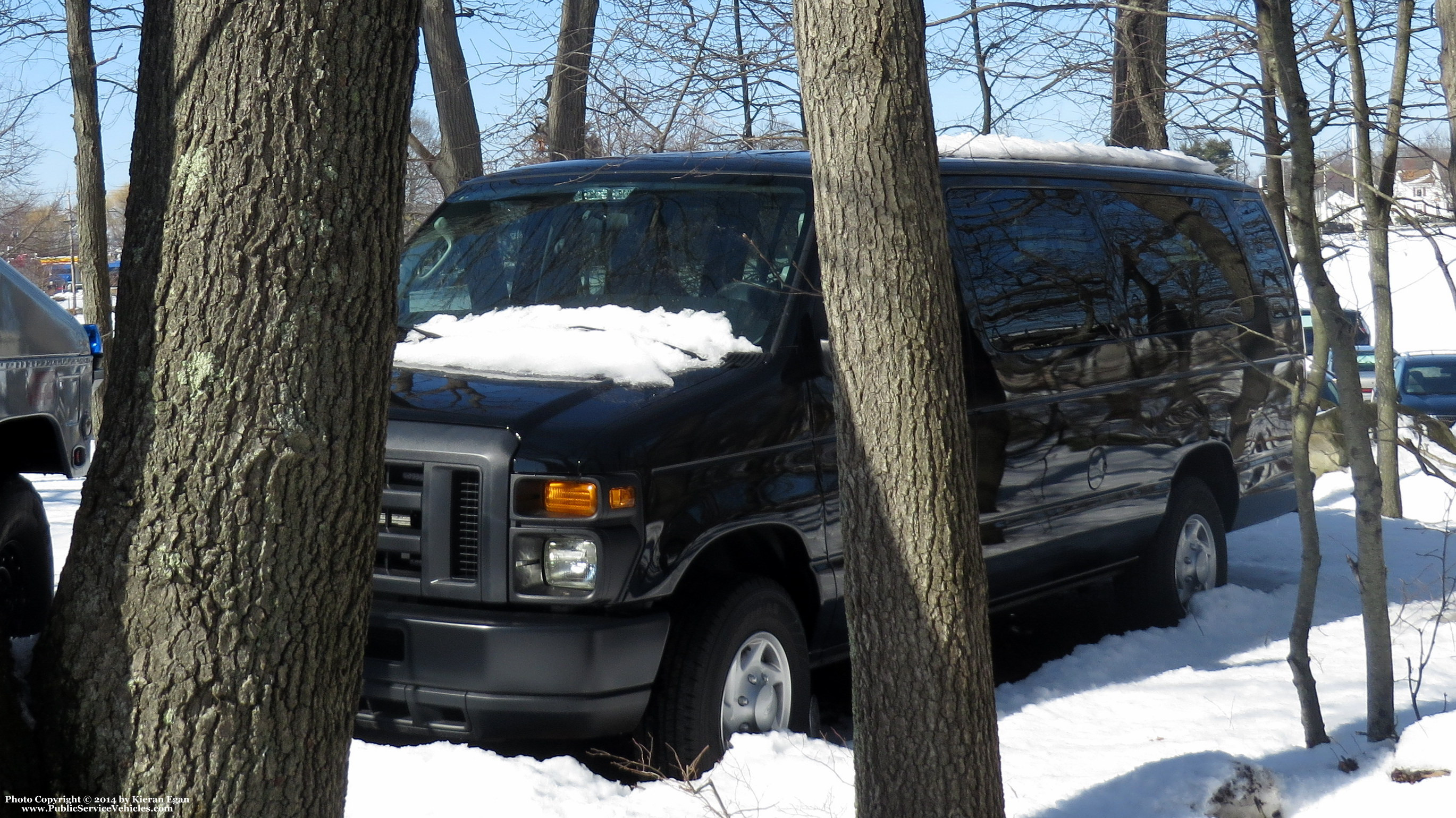 A photo  of East Providence Police
            Honor Guard Van, a 2008-2013 Ford E-Series             taken by Kieran Egan