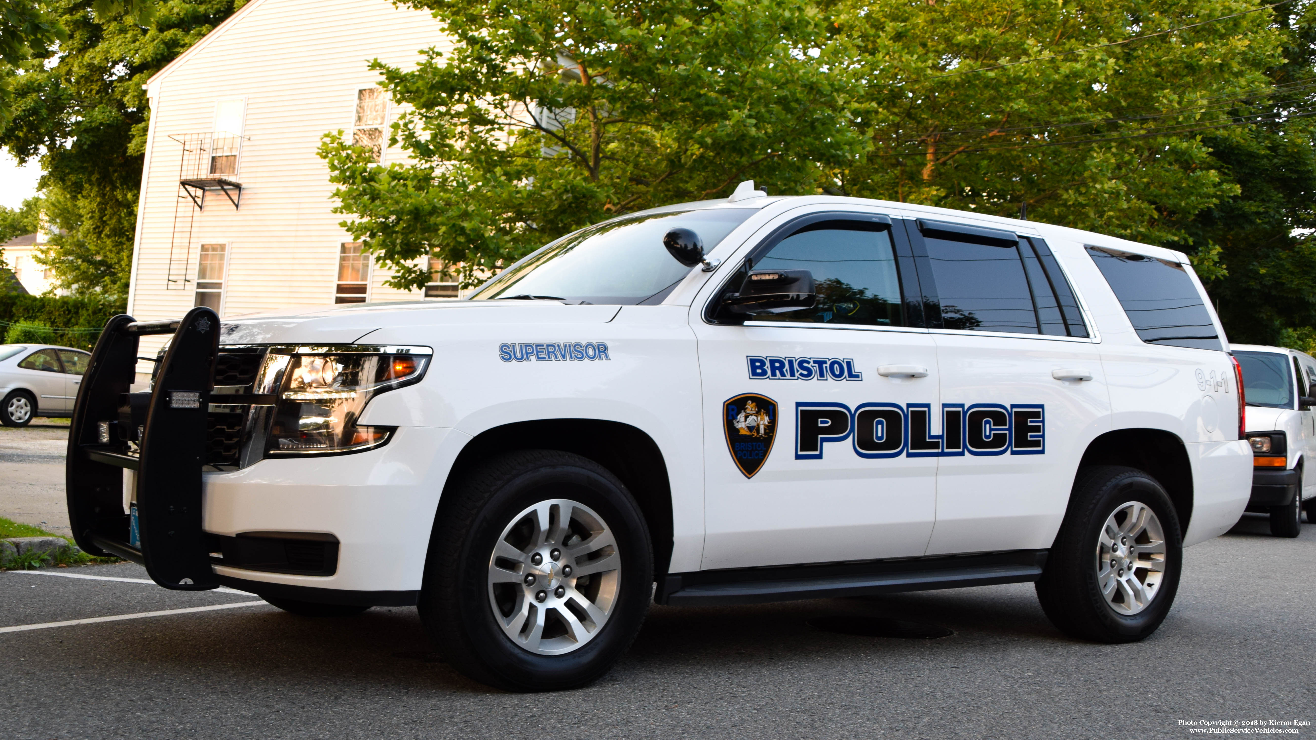 A photo  of Bristol Police
            Cruiser 115, a 2016 Chevrolet Tahoe             taken by Kieran Egan