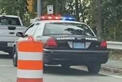 A photo  of Warwick Police
            Cruiser R-76, a 2009-2011 Ford Crown Victoria Police Interceptor             taken by @riemergencyvehicles