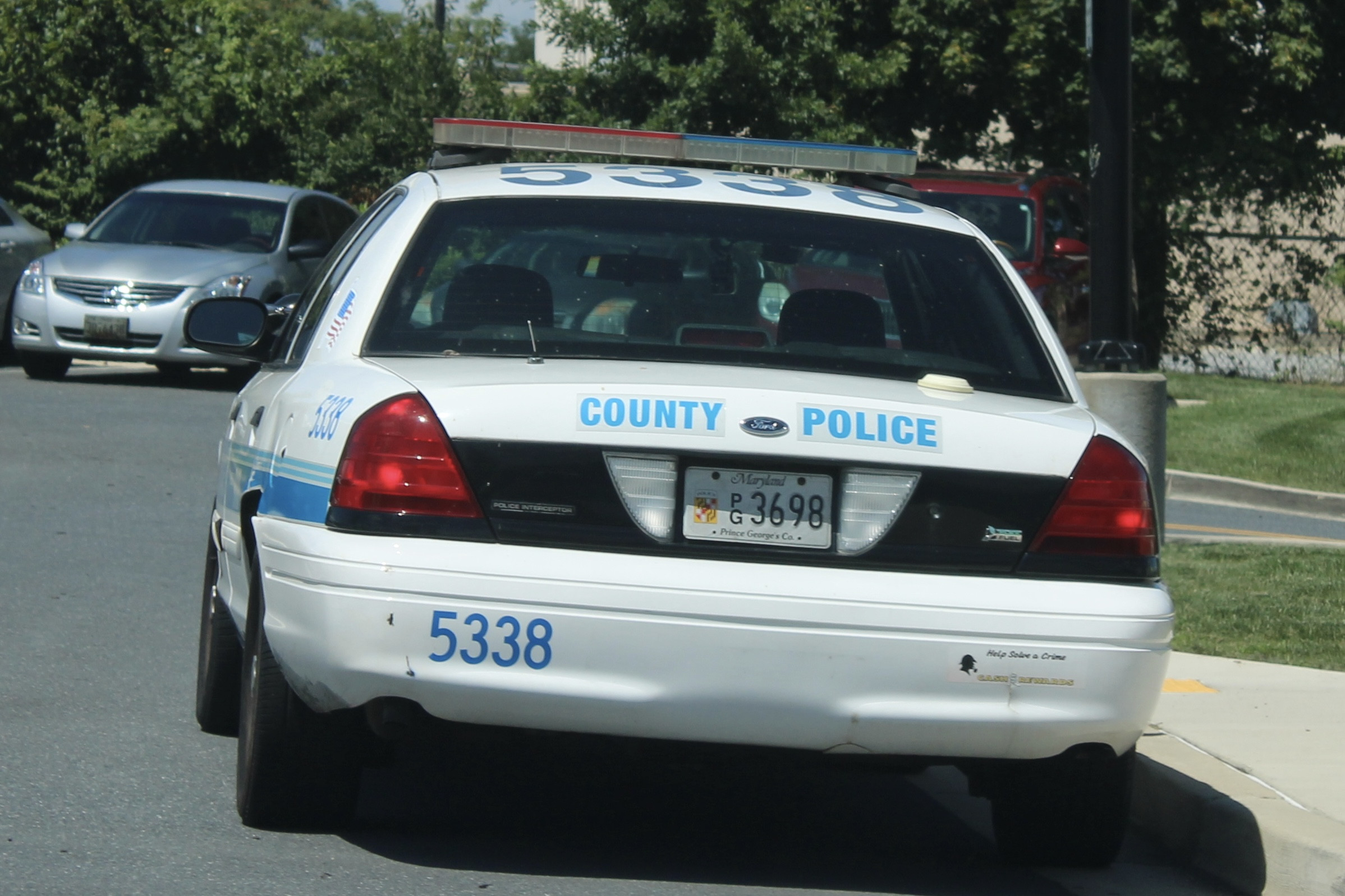 A photo  of Prince George’s County Police
            Cruiser 5338, a 2009-2011 Ford Crown Victoria Police Interceptor             taken by @riemergencyvehicles