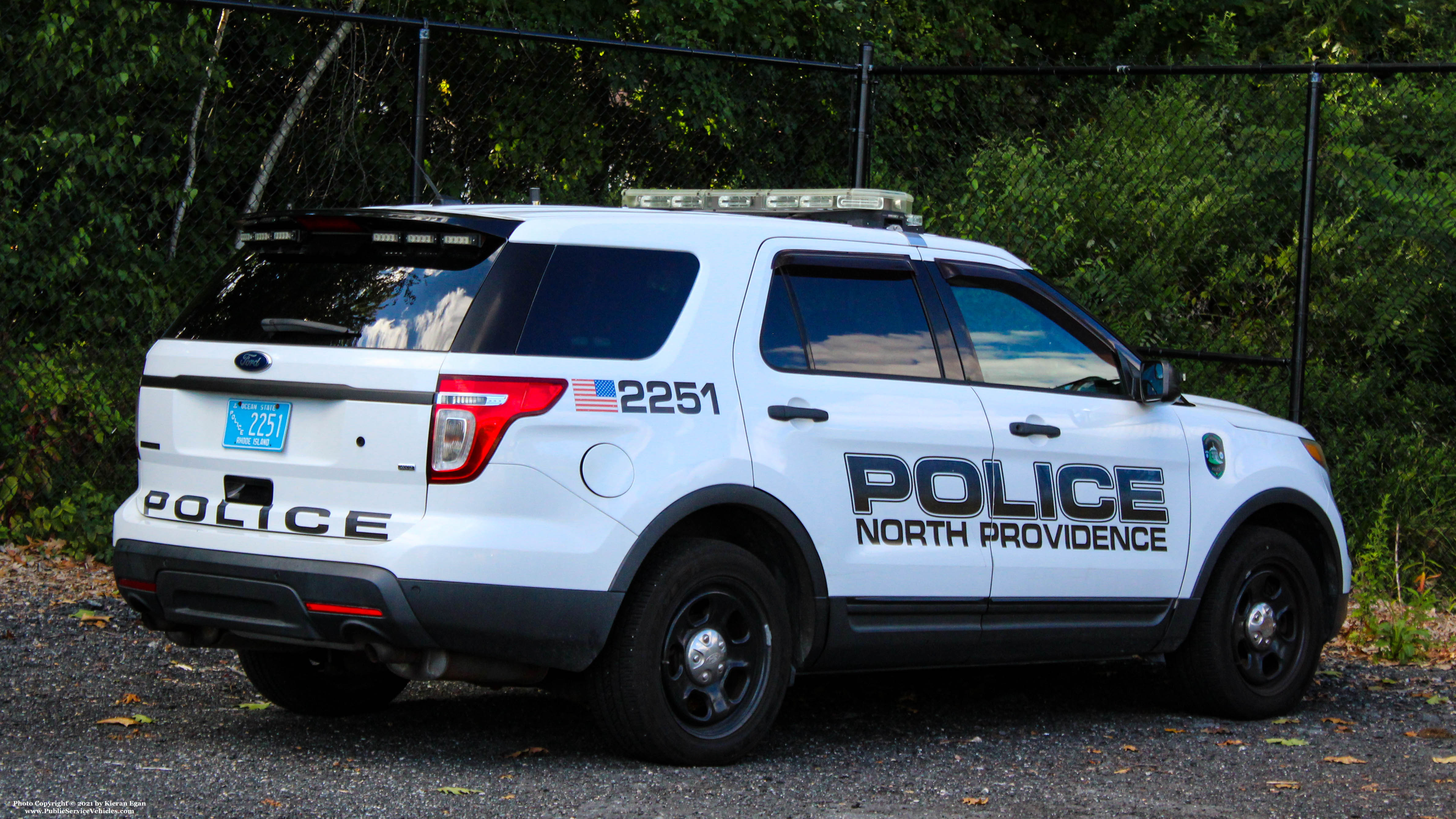 A photo  of North Providence Police
            Cruiser 2251, a 2013 Ford Police Interceptor Utility             taken by Kieran Egan