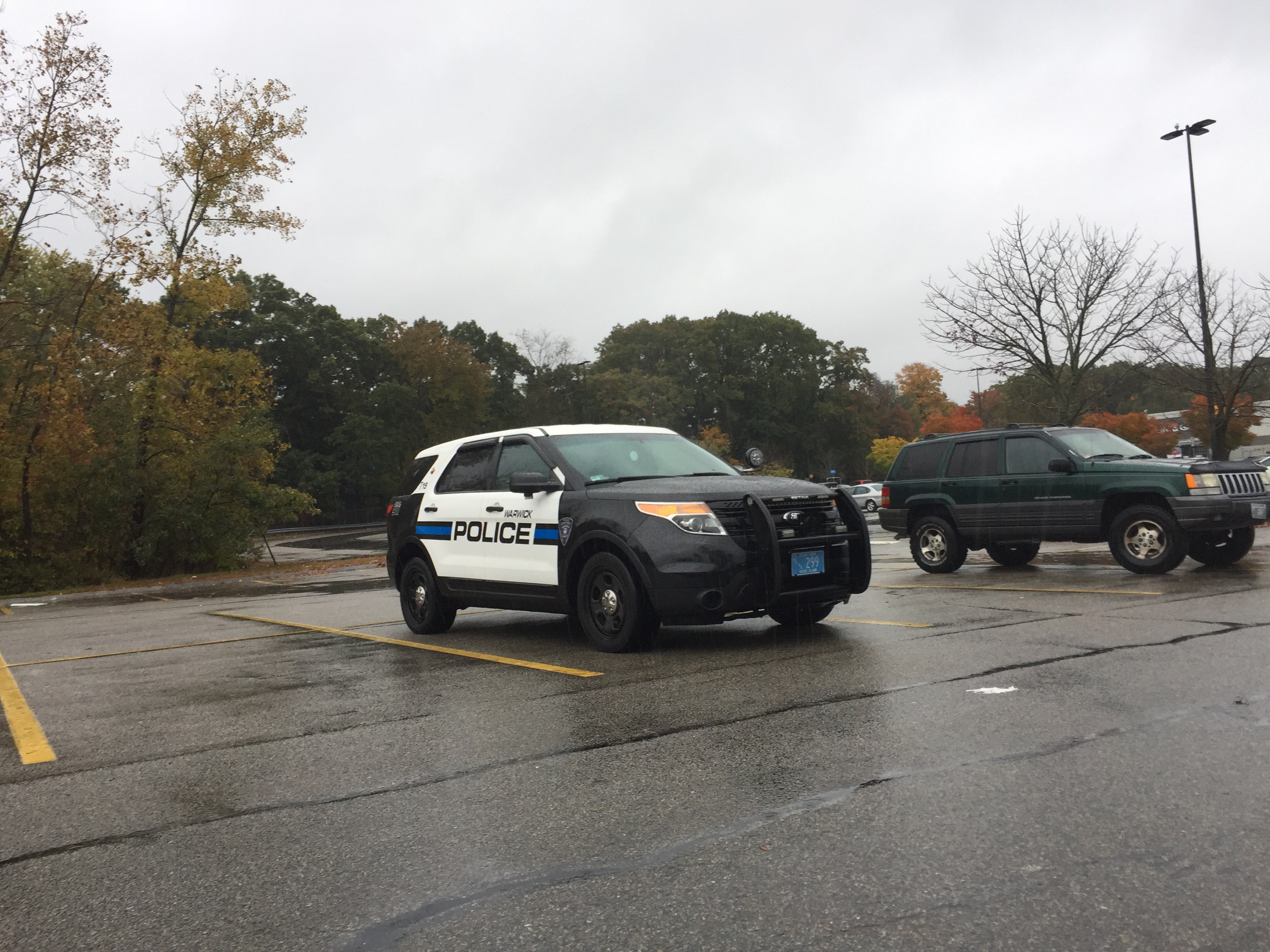 A photo  of Warwick Police
            Cruiser T-19, a 2013-2015 Ford Police Interceptor Utility             taken by @riemergencyvehicles