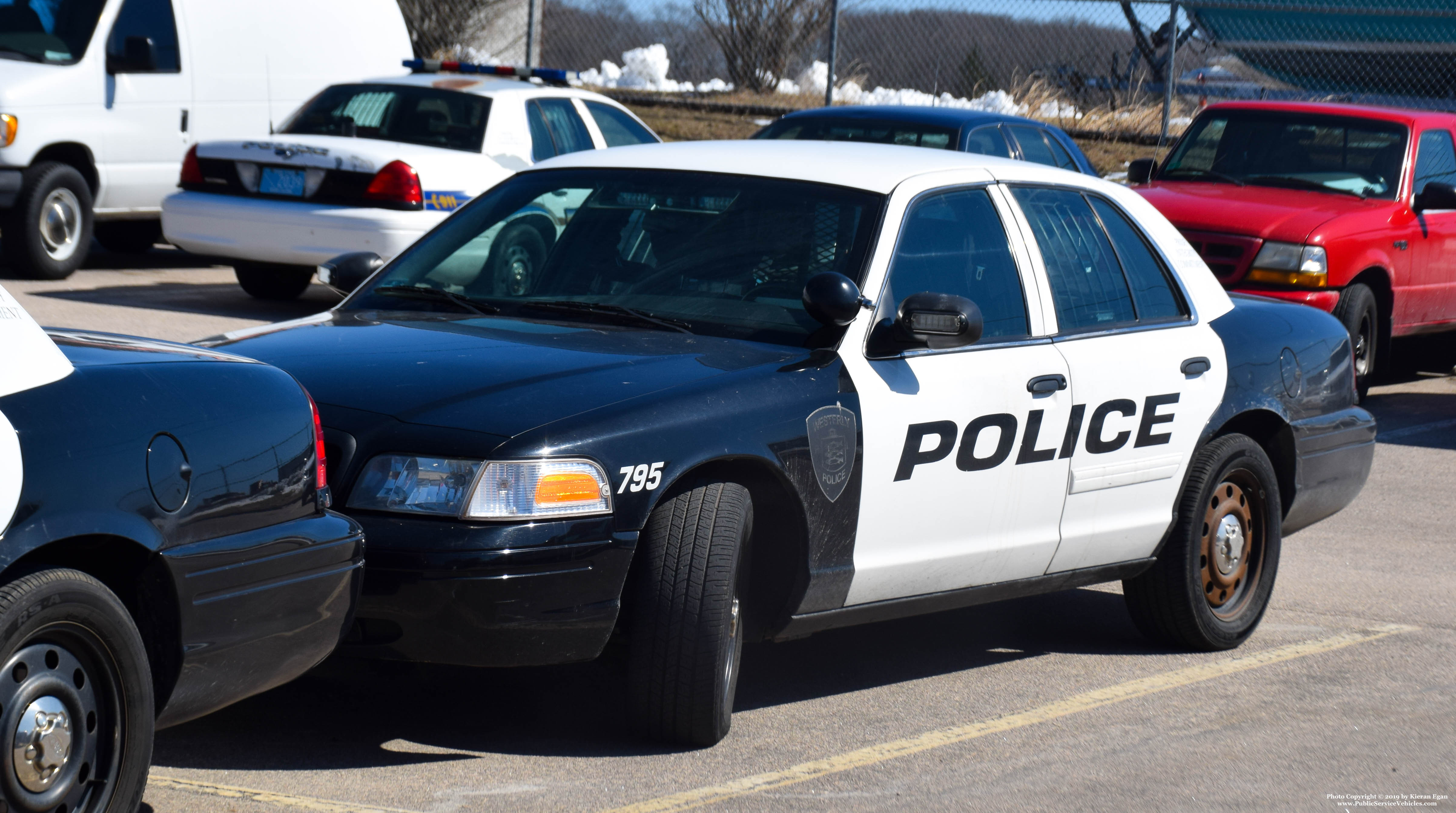 A photo  of Westerly Police
            Cruiser 795, a 2009-2011 Ford Crown Victoria Police Interceptor             taken by Kieran Egan