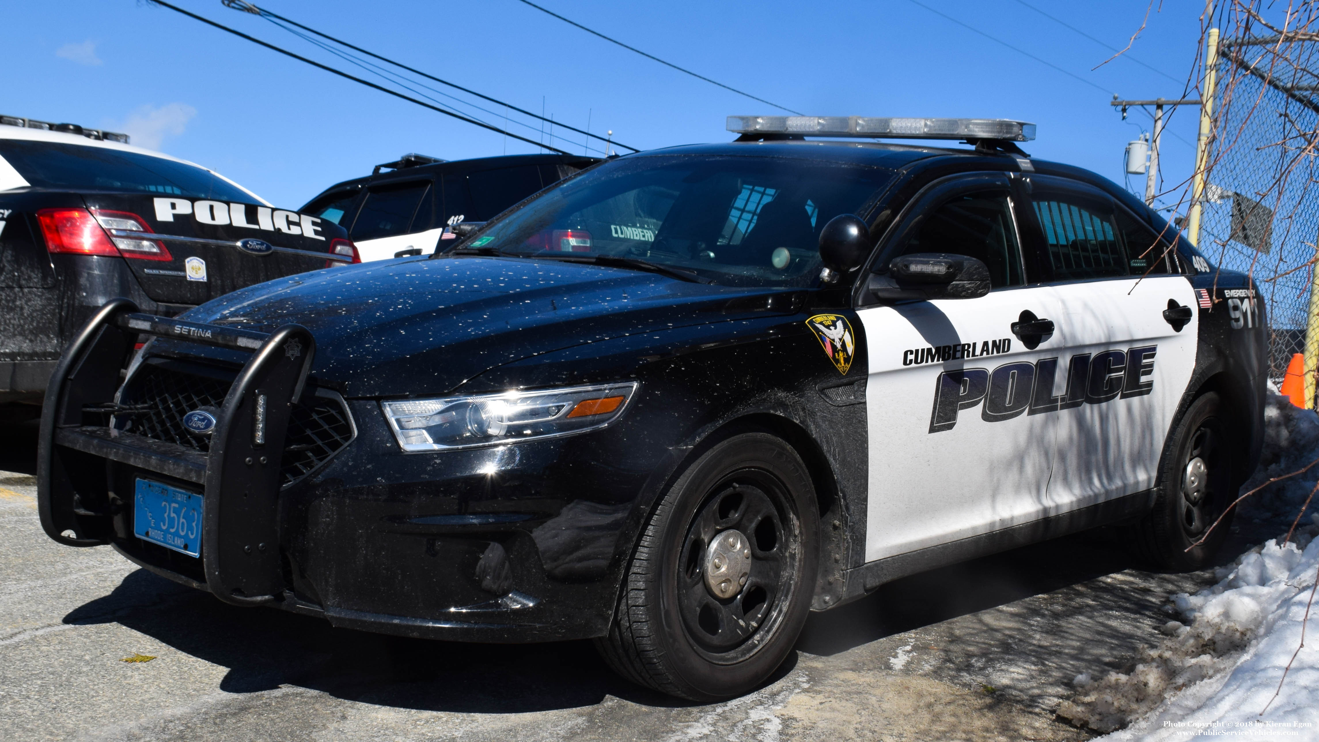 A photo  of Cumberland Police
            Cruiser 409, a 2013-2018 Ford Police Interceptor Sedan             taken by Kieran Egan