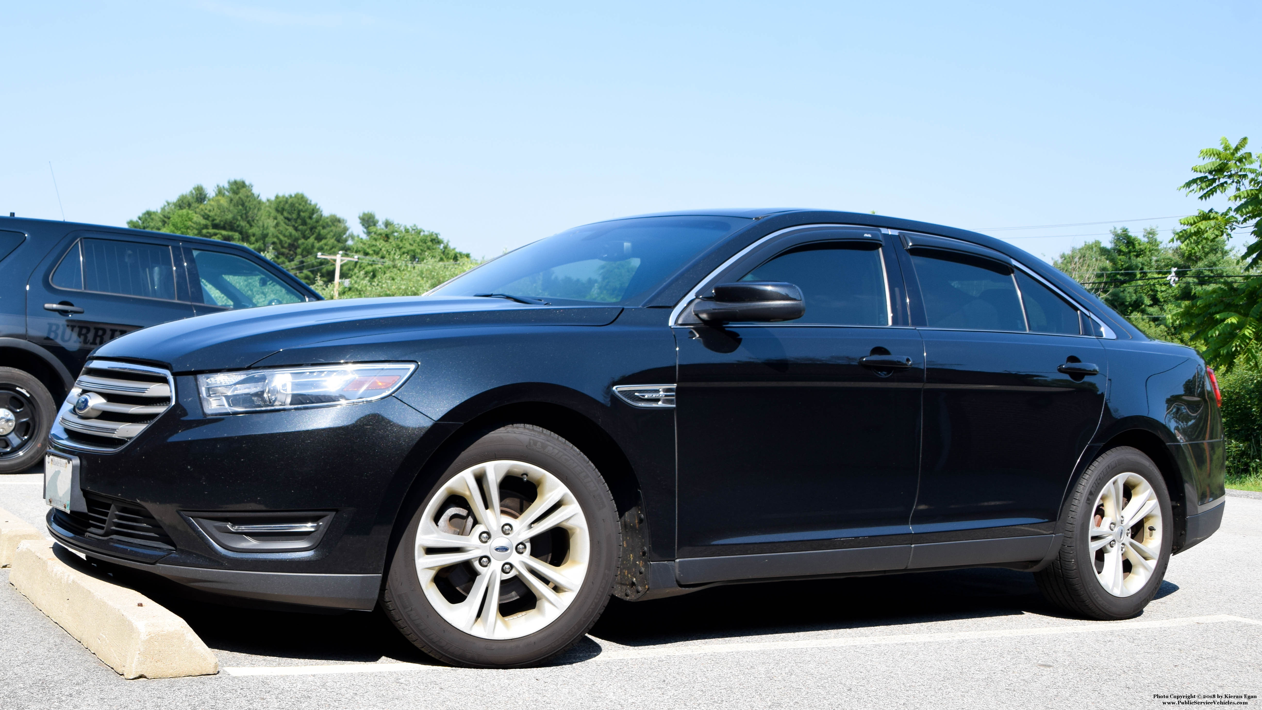 A photo  of Burrillville Police
            Cruiser 870, a 2018 Ford Taurus             taken by Kieran Egan