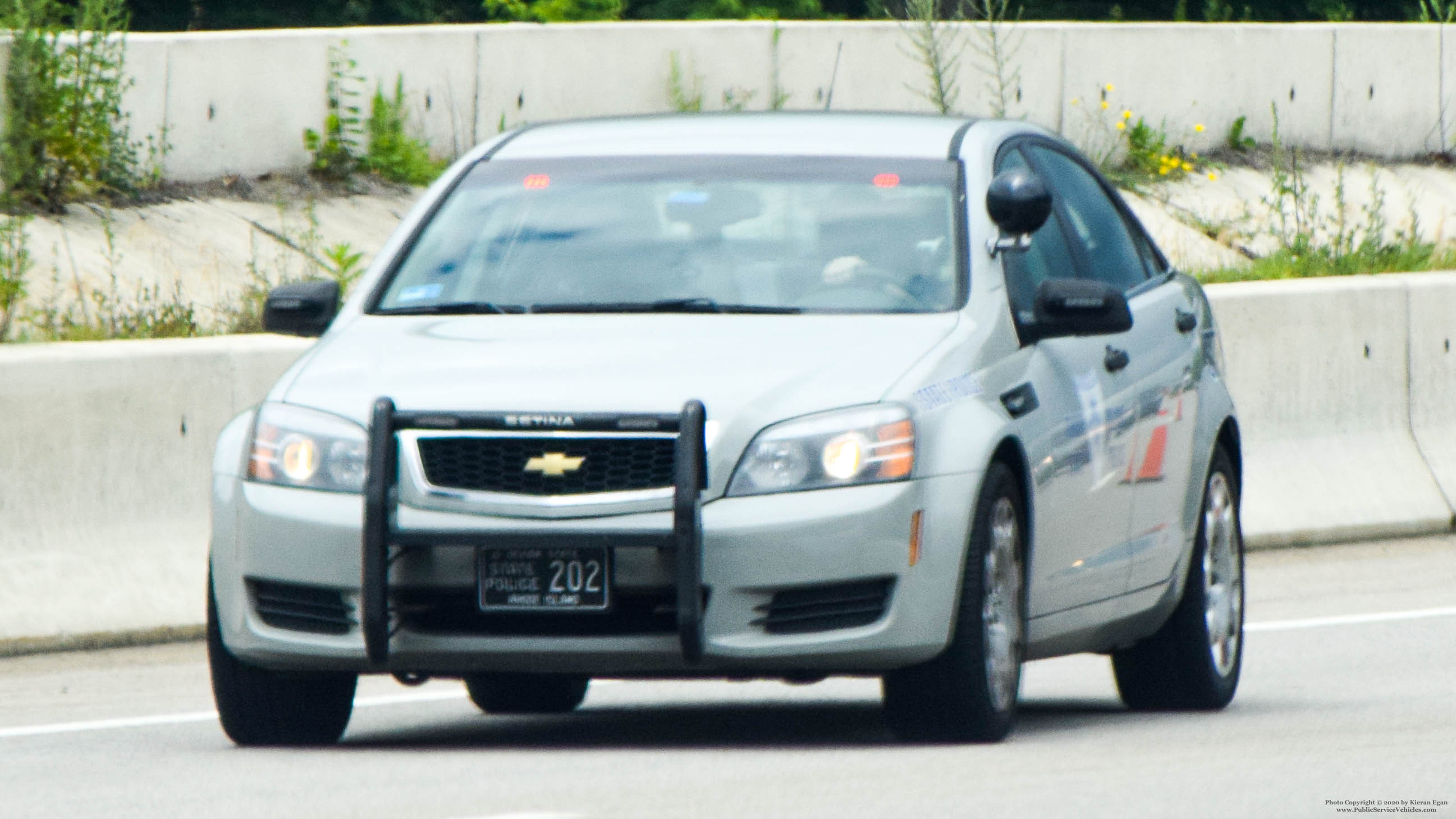 A photo  of Rhode Island State Police
            Cruiser 202, a 2013 Chevrolet Caprice             taken by Kieran Egan