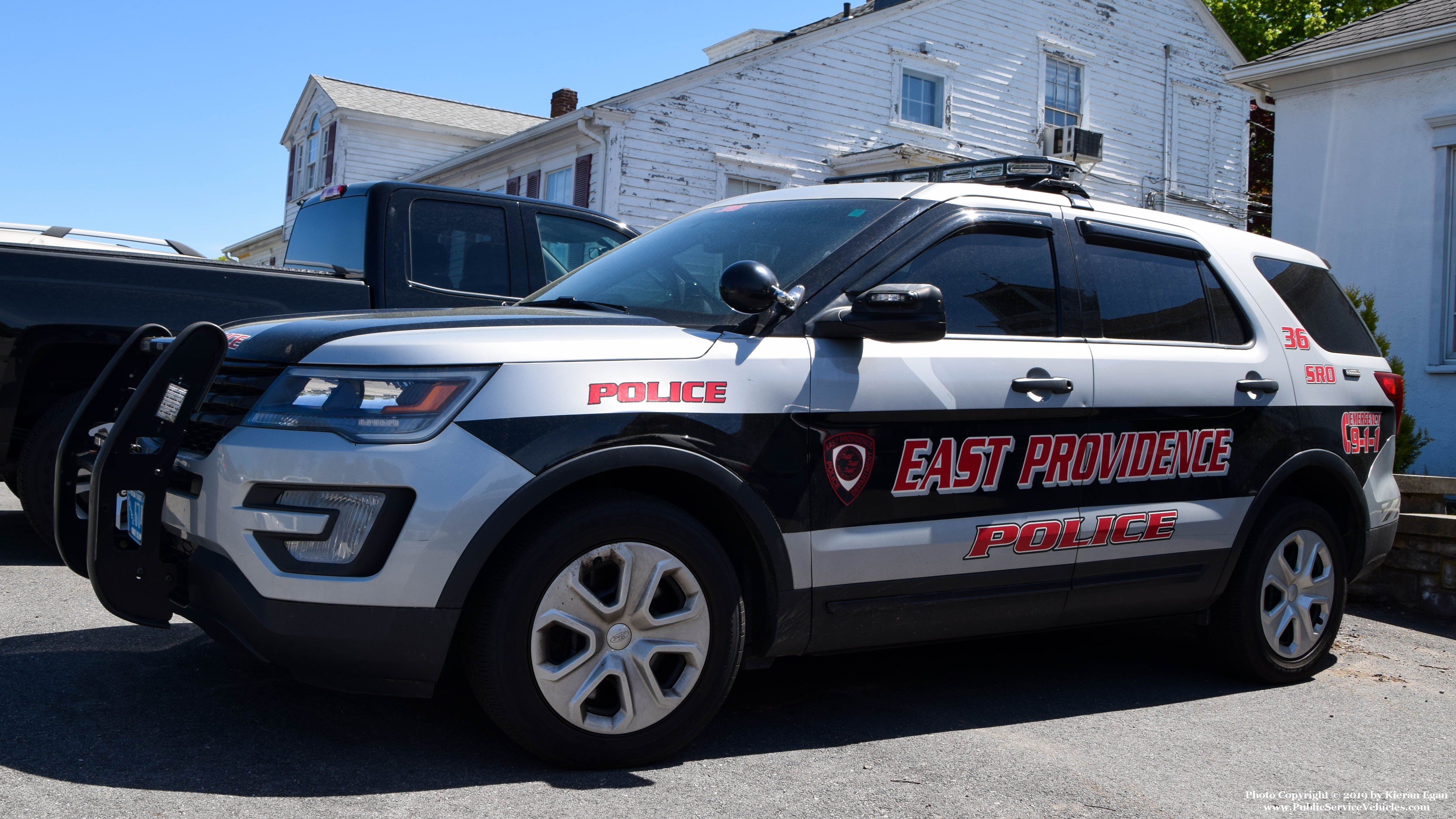 A photo  of East Providence Police
            Car 36, a 2016 Ford Police Interceptor Utility             taken by Kieran Egan