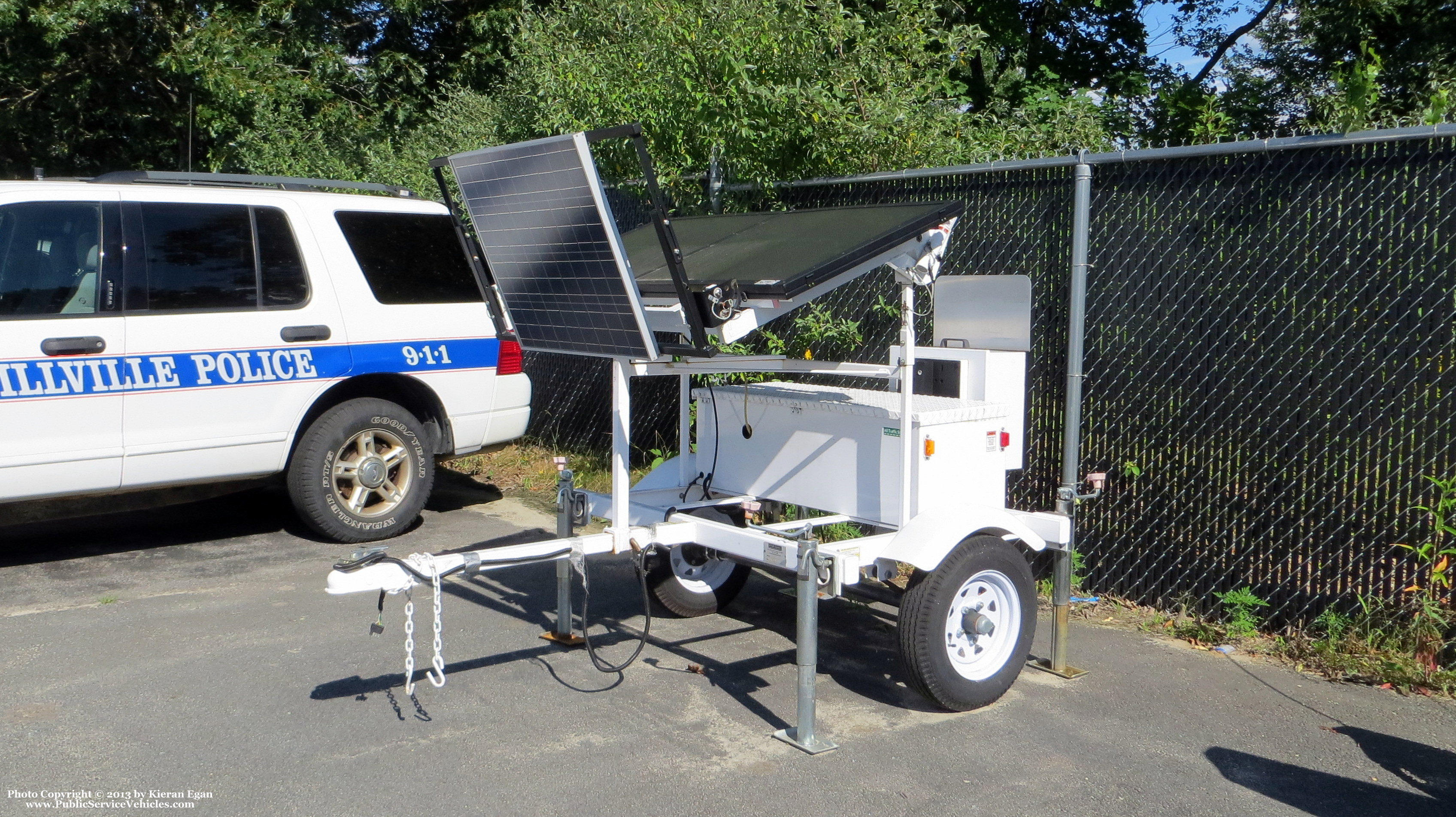 A photo  of Burrillville Police
            Speed Trailer 5063, a 2006-2009 MPH Speed Monitor             taken by Kieran Egan