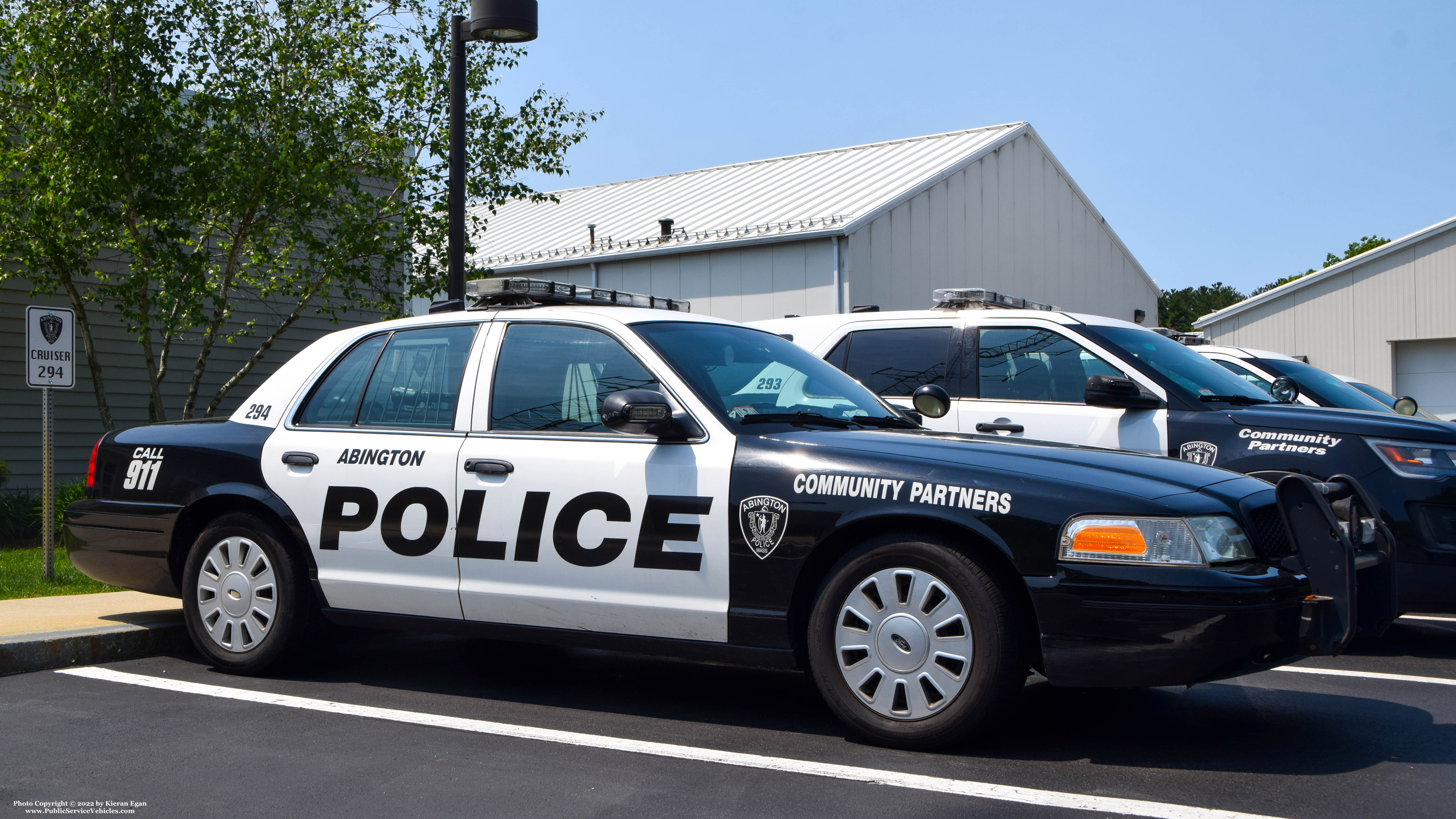 A photo  of Abington Police
            Cruiser 294, a 2006-2011 Ford Crown Victoria Police Interceptor             taken by Kieran Egan