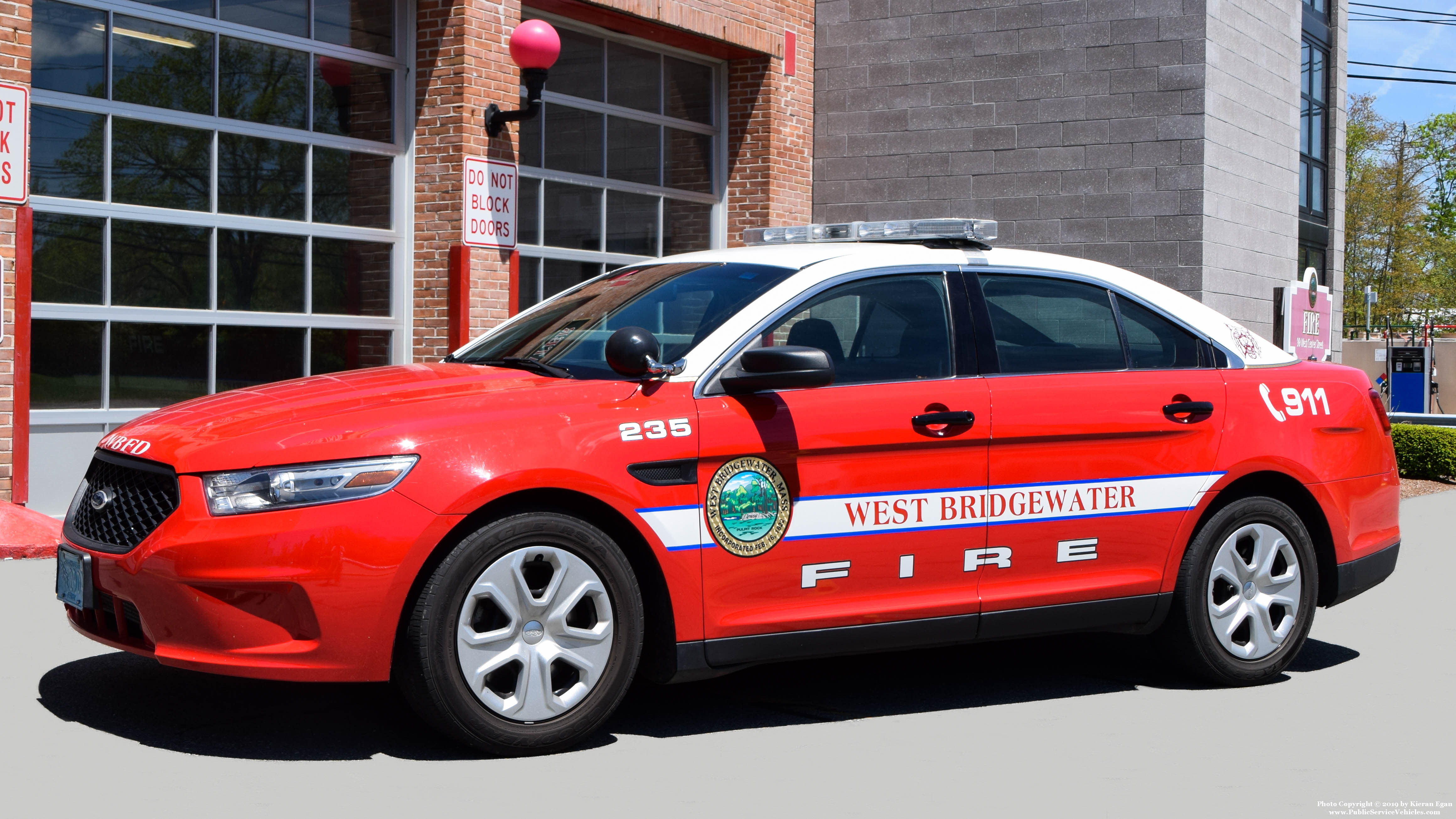 A photo  of West Bridgewater Fire
            Car 1, a 2013 Ford Police Interceptor Sedan             taken by Kieran Egan