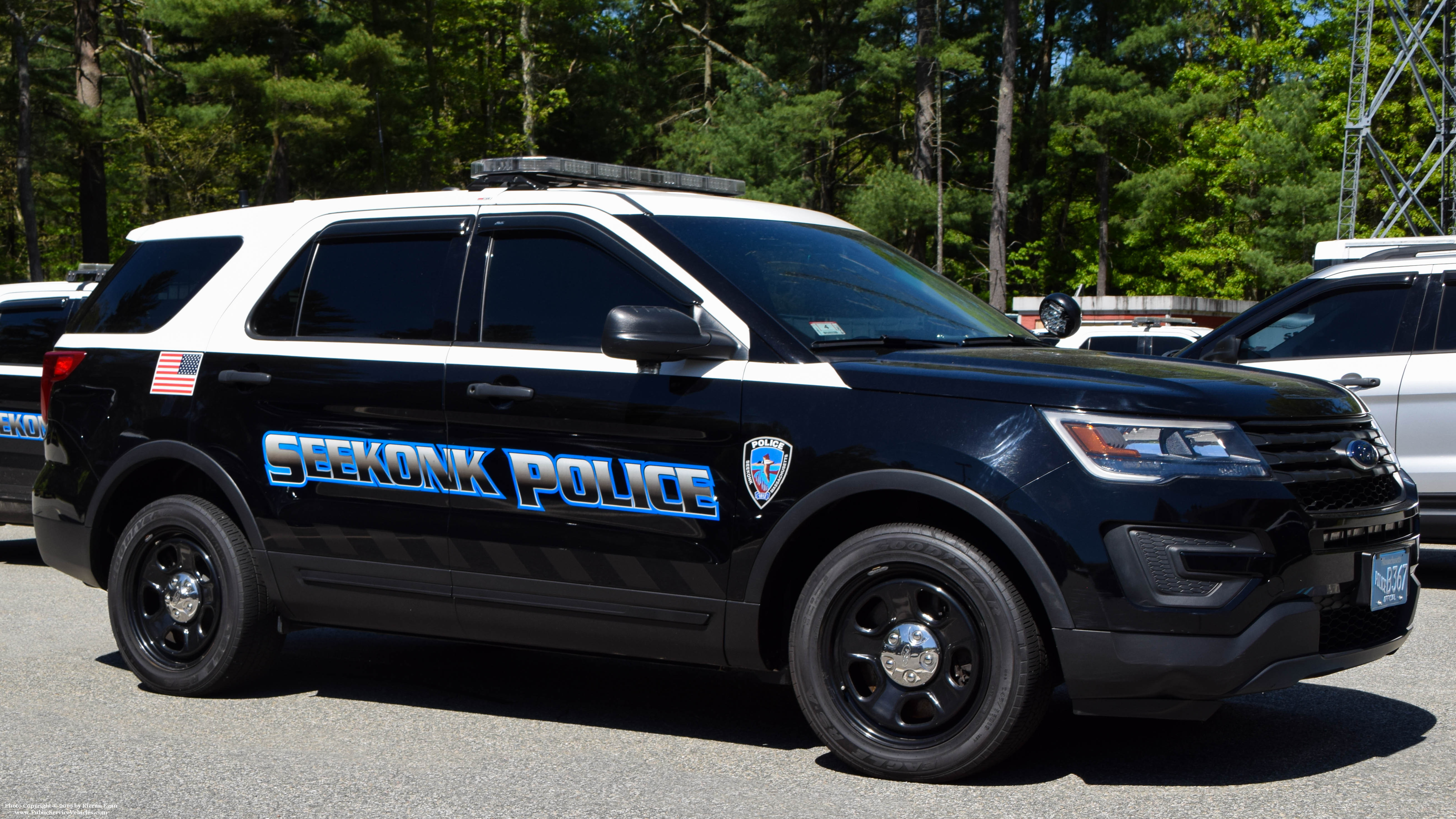 A photo  of Seekonk Police
            Car 14, a 2016 Ford Police Interceptor Utility             taken by Kieran Egan