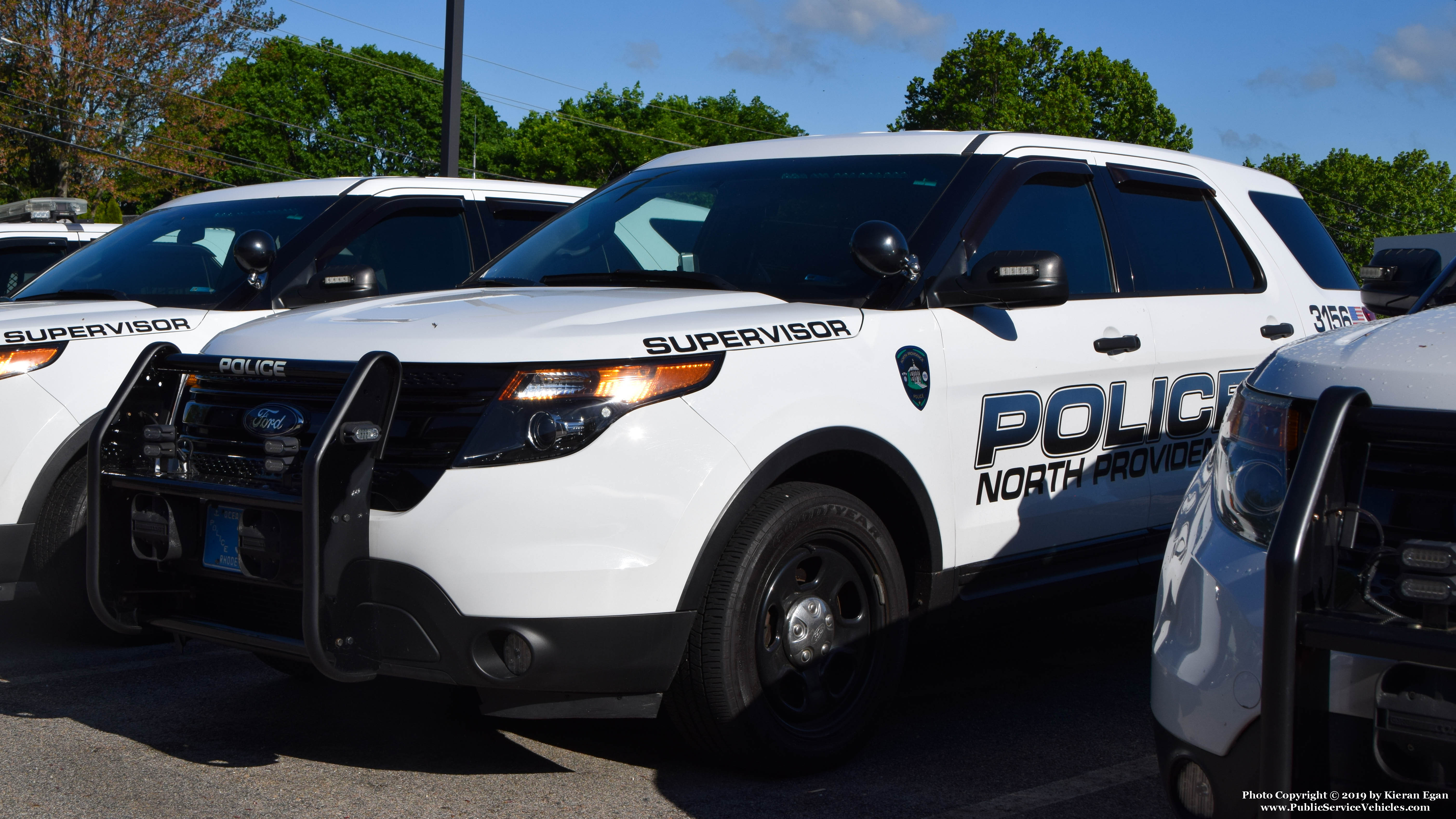 A photo  of North Providence Police
            Cruiser 3156, a 2013 Ford Police Interceptor Utility             taken by Kieran Egan