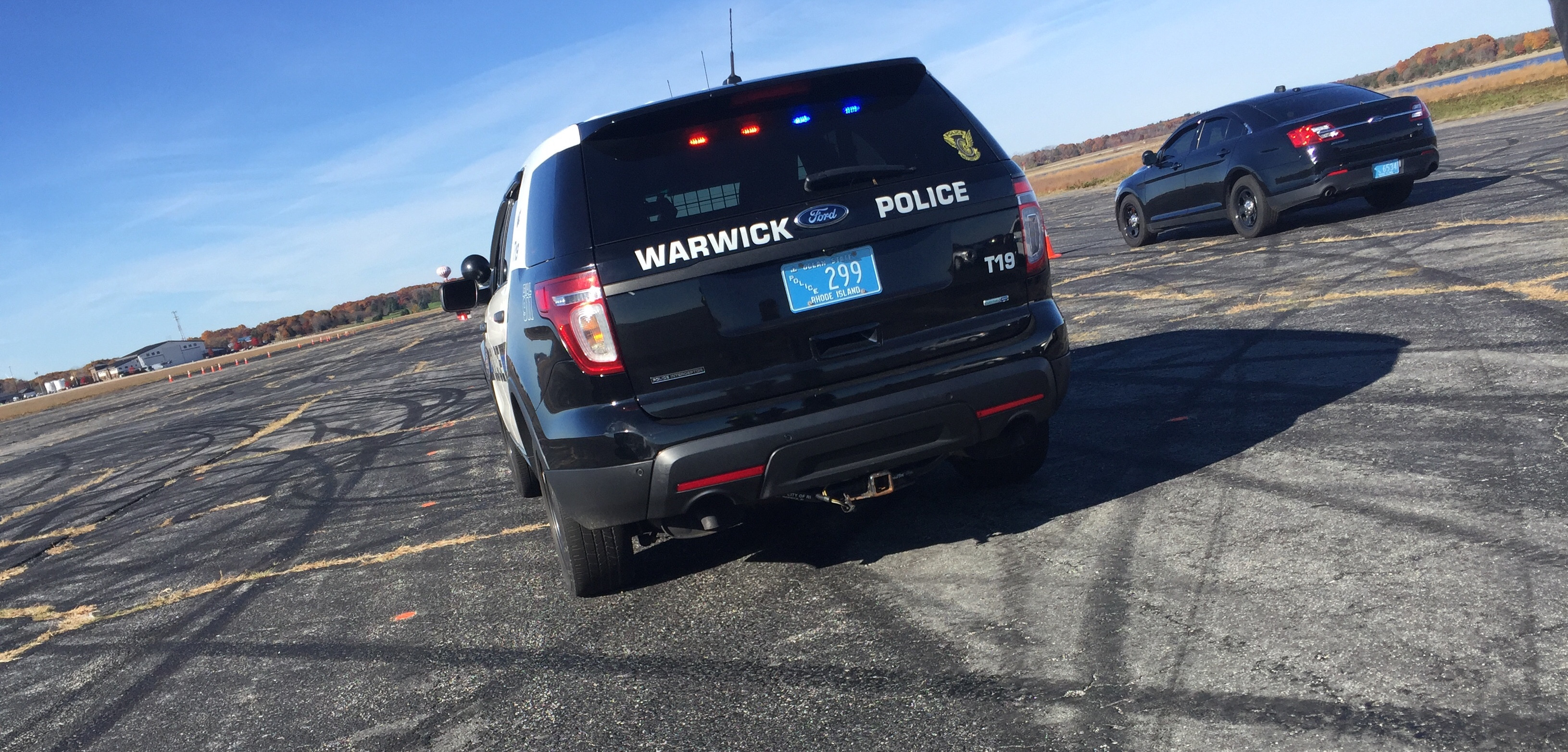 A photo  of Warwick Police
            Cruiser T-19, a 2013-2015 Ford Police Interceptor Utility             taken by @riemergencyvehicles