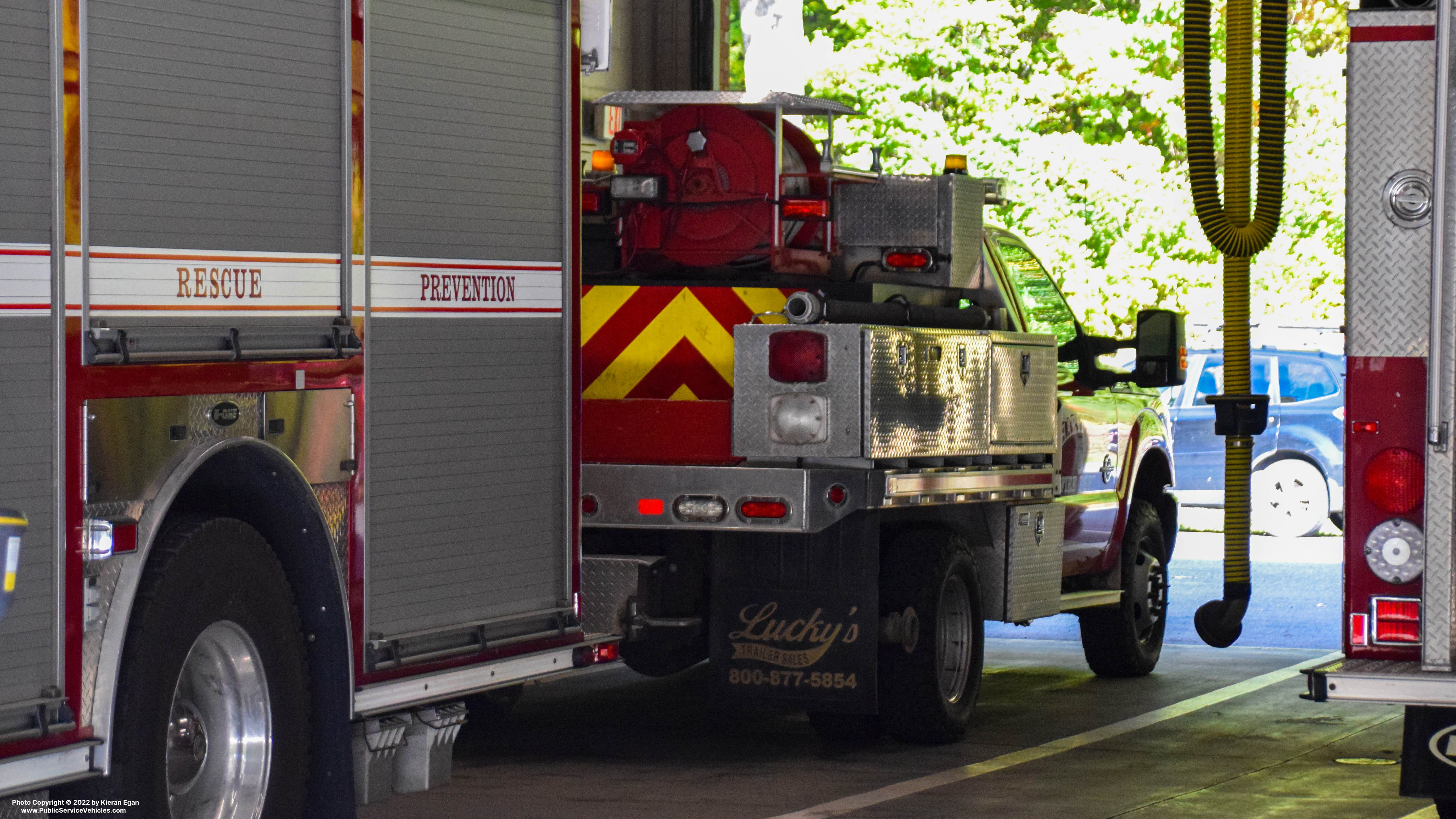 A photo  of Hartford Fire
            Forestry 1, a 2015 Ford F-350             taken by Kieran Egan