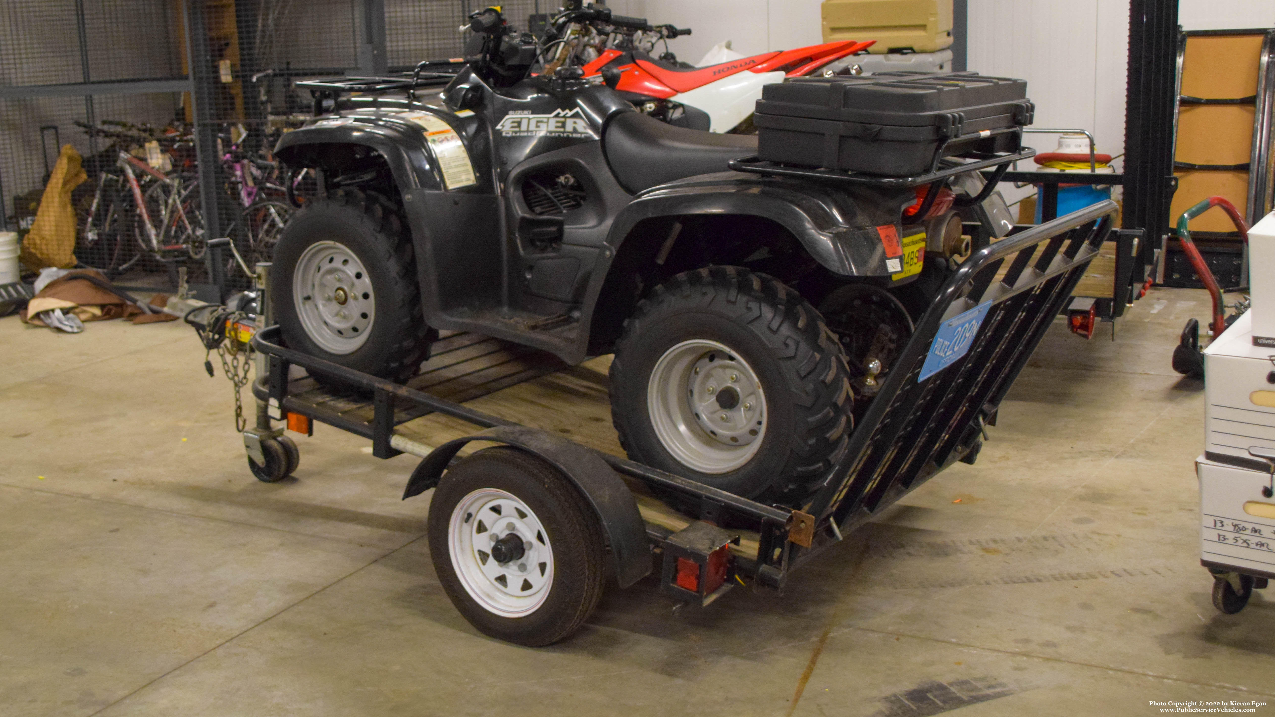 A photo  of Abington Police
            Trailer, a 2004 Snow Utility Trailer             taken by Kieran Egan