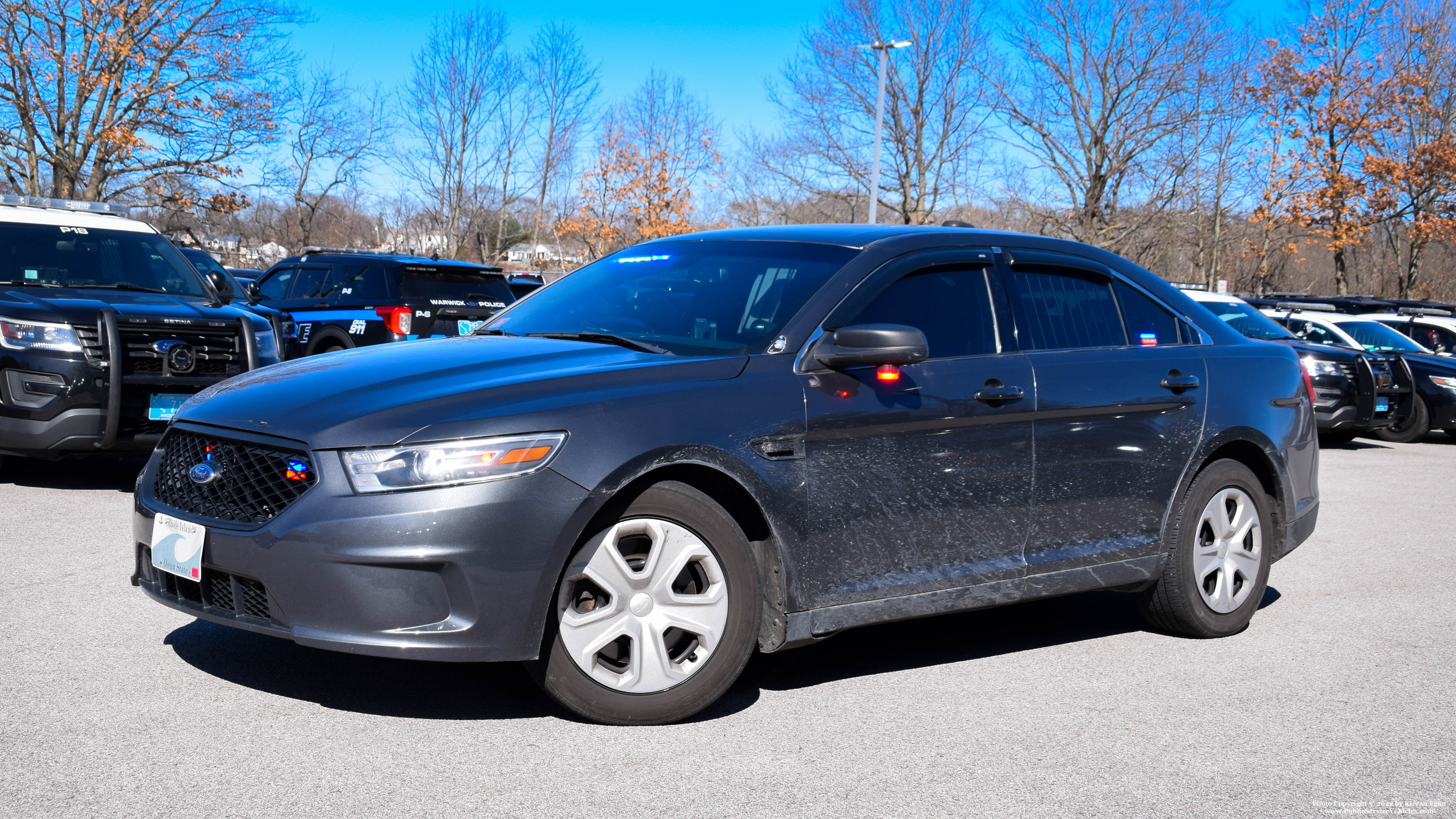 A photo  of Warwick Police
            Cruiser P-42, a 2016 Ford Police Interceptor Sedan             taken by Kieran Egan