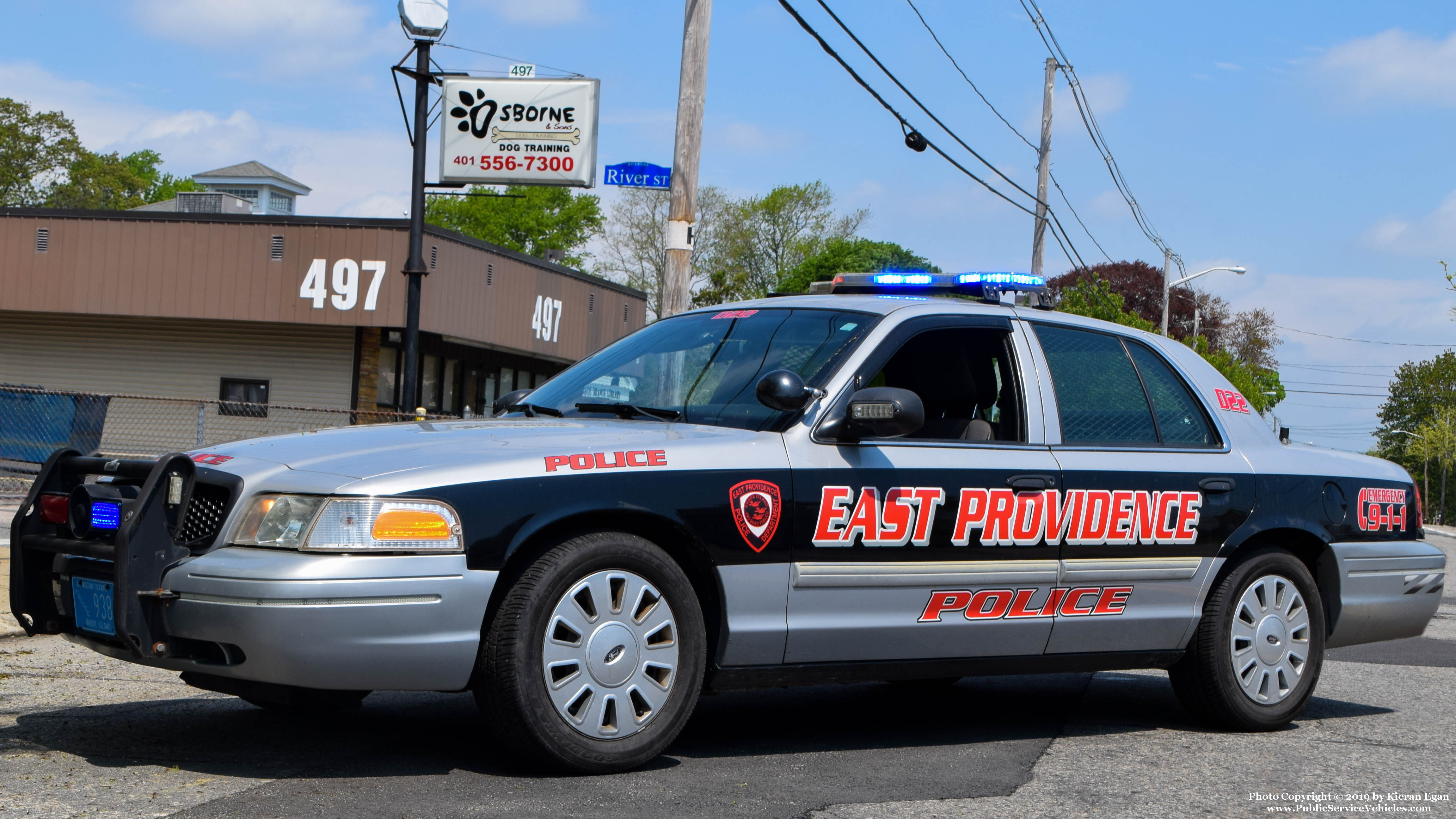 A photo  of East Providence Police
            Car 22, a 2011 Ford Crown Victoria Police Interceptor             taken by Kieran Egan