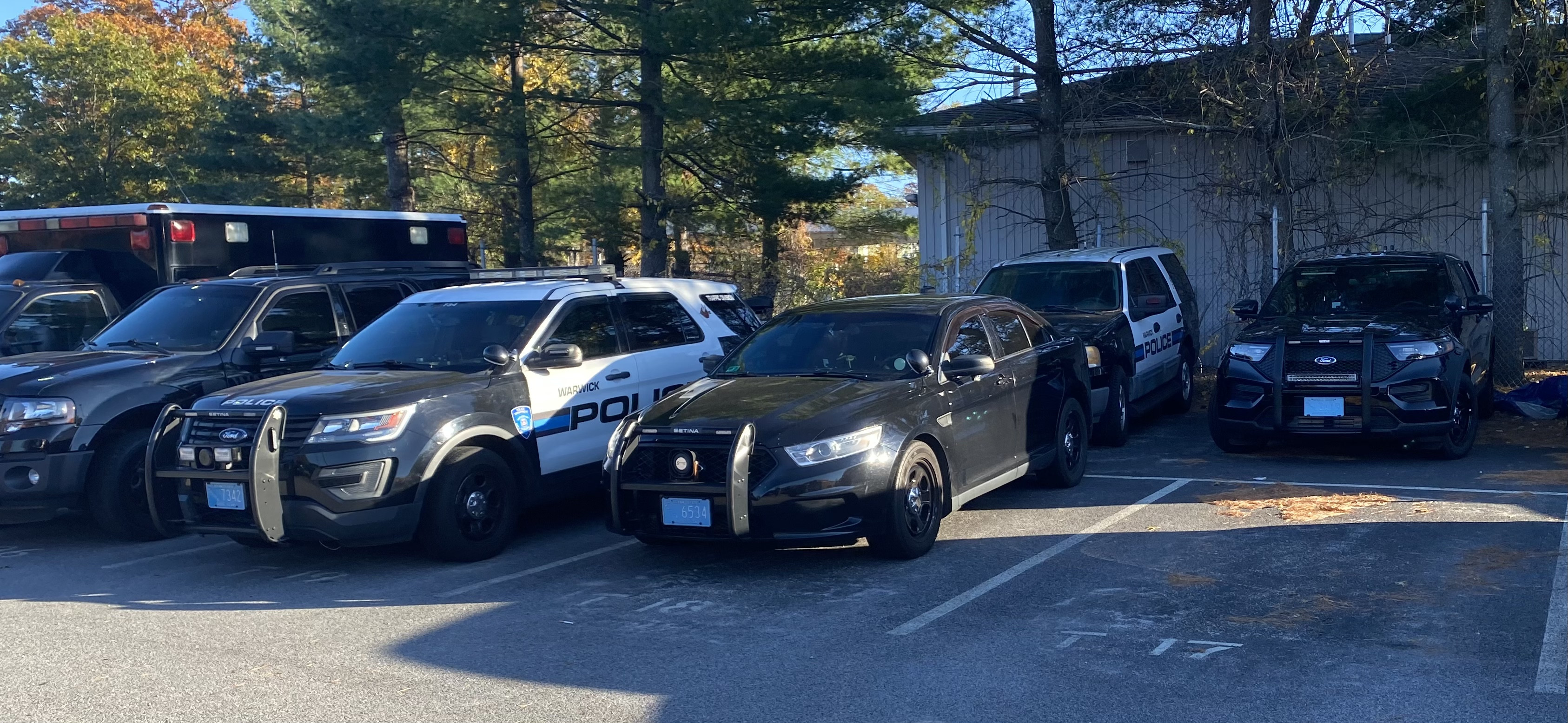 A photo  of Warwick Police
            Cruiser T-34, a 2016 Ford Police Interceptor Utility             taken by @riemergencyvehicles