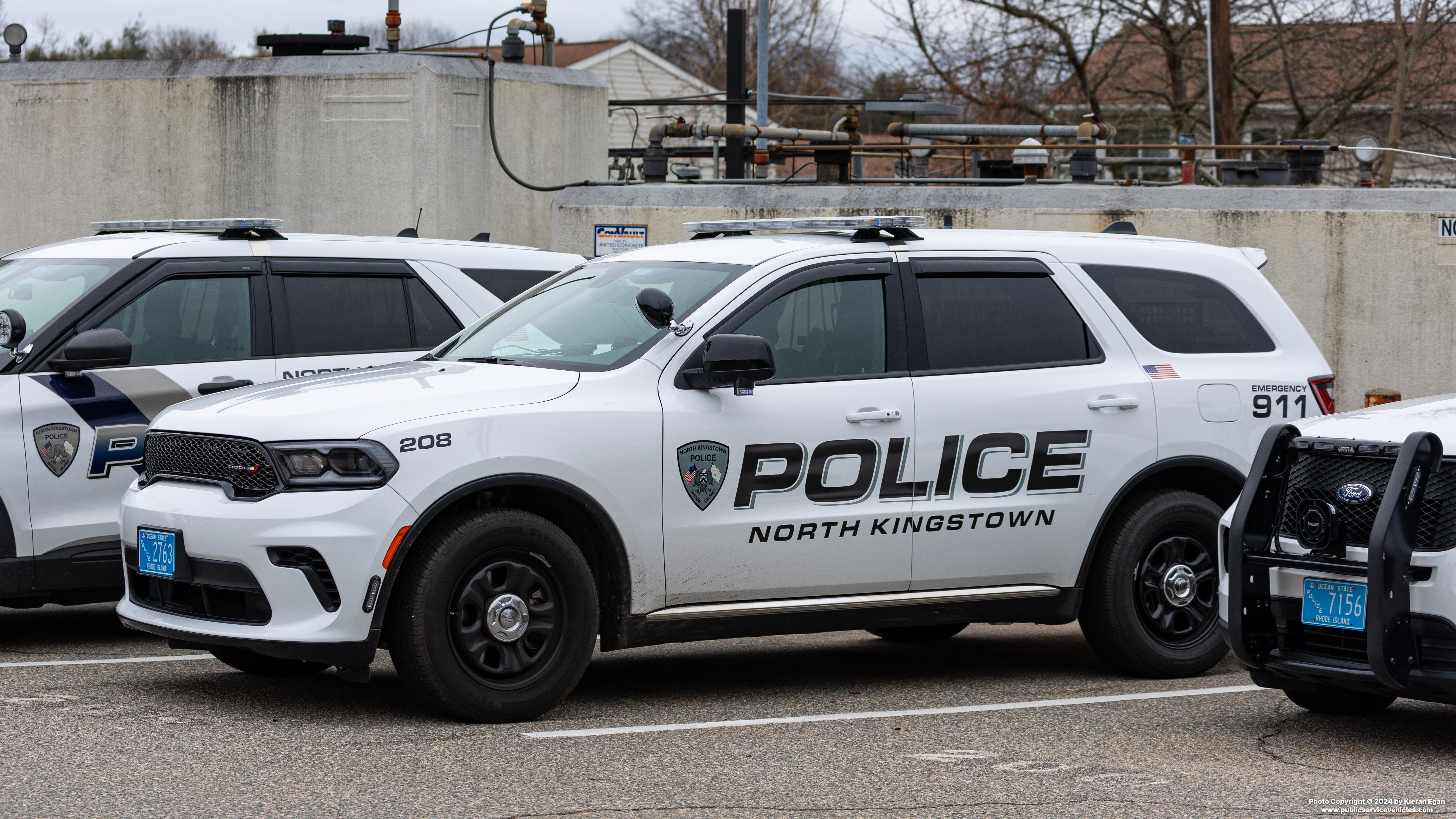 A photo  of North Kingstown Police
            Cruiser 208, a 2023 Dodge Durango             taken by Kieran Egan
