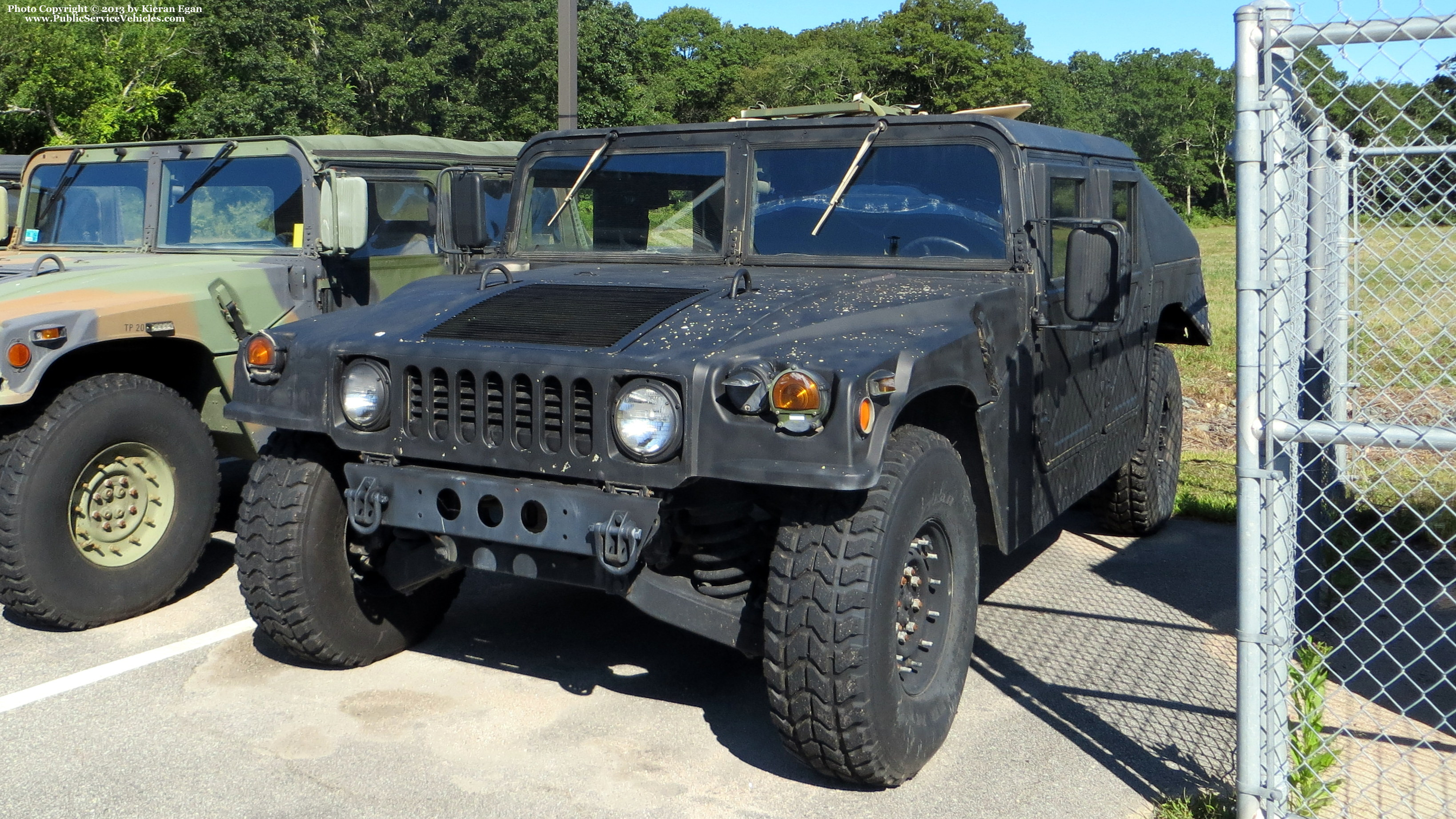 A photo  of Charlestown Police
            Humvee, a 1990-2000 AM General Humvee             taken by Kieran Egan