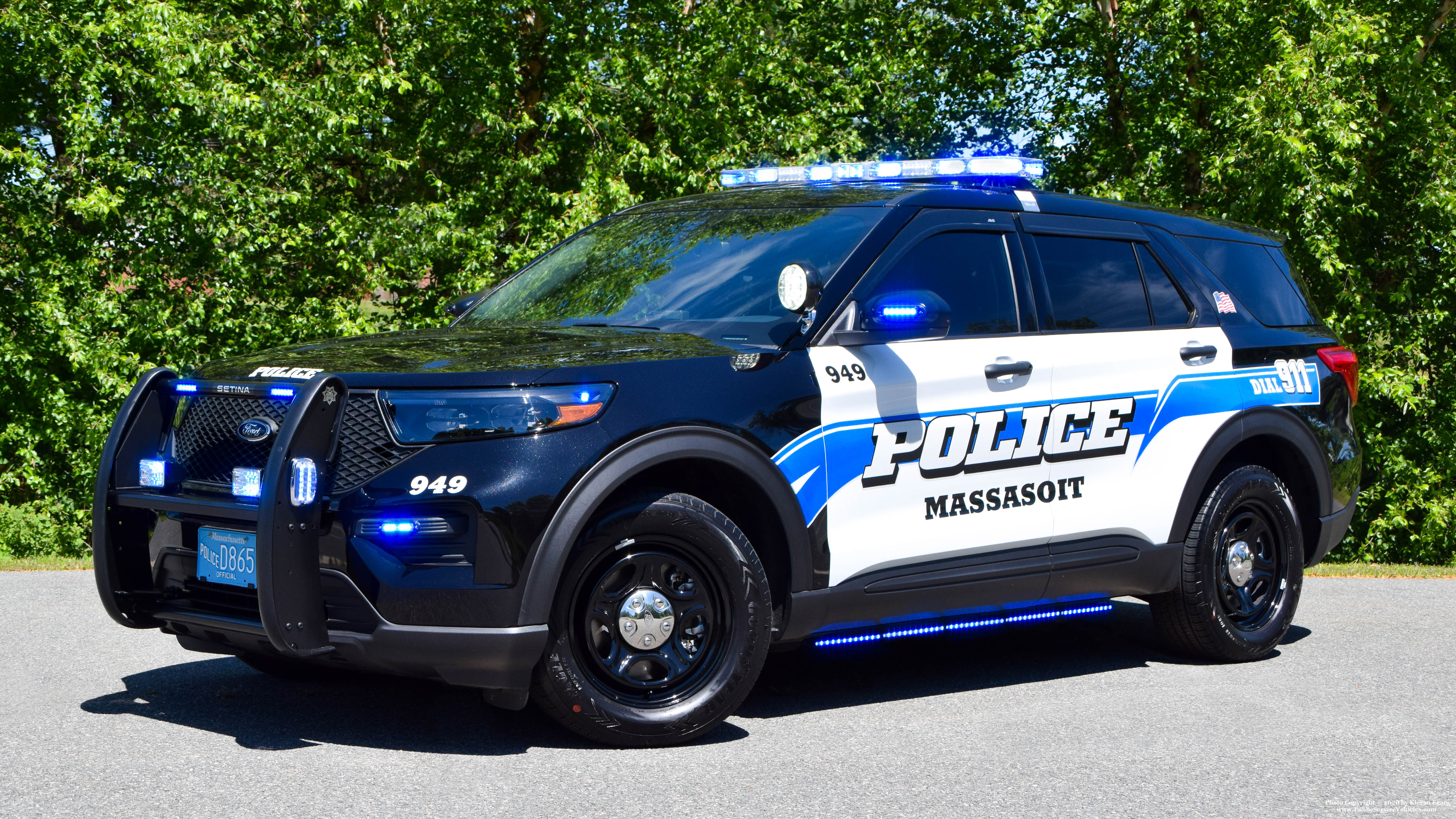 A photo  of Massasoit Community College Police
            Cruiser 949, a 2020 Ford Police Interceptor Utility             taken by Kieran Egan