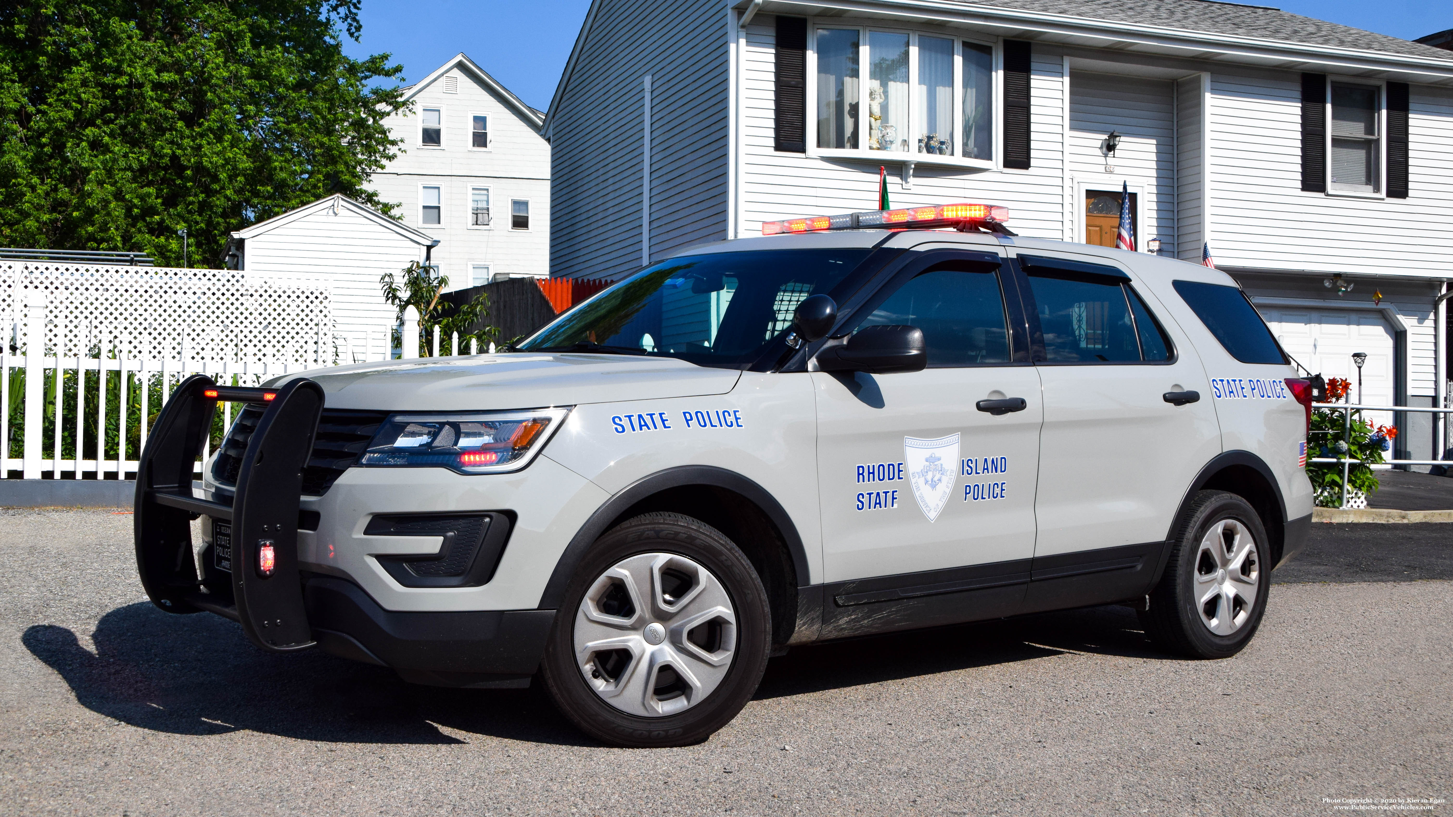 A photo  of Rhode Island State Police
            Cruiser 247, a 2017 Ford Police Interceptor Utility             taken by Kieran Egan